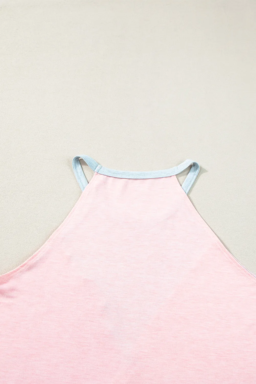 Geometric Sleeveless Top