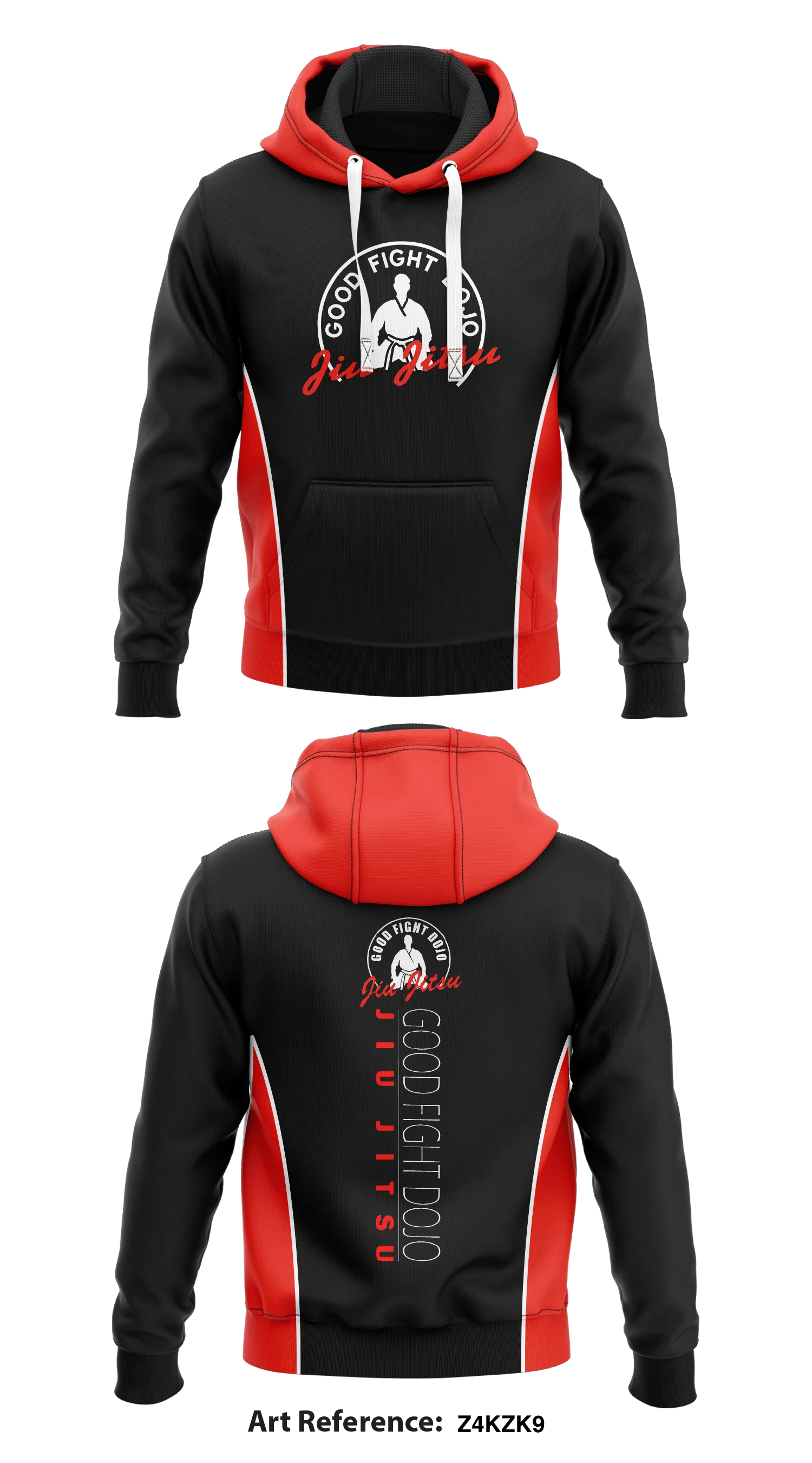 Good Fight Dojo Store 1  Core Men's Hooded Performance Sweatshirt - z4kzk9