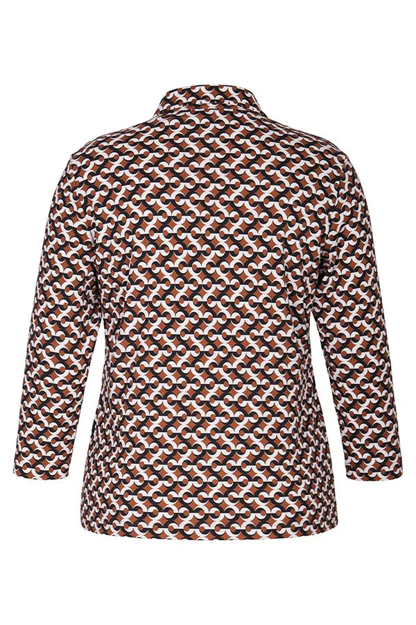 GRAPHIC PRINT POLO T-SHIRT