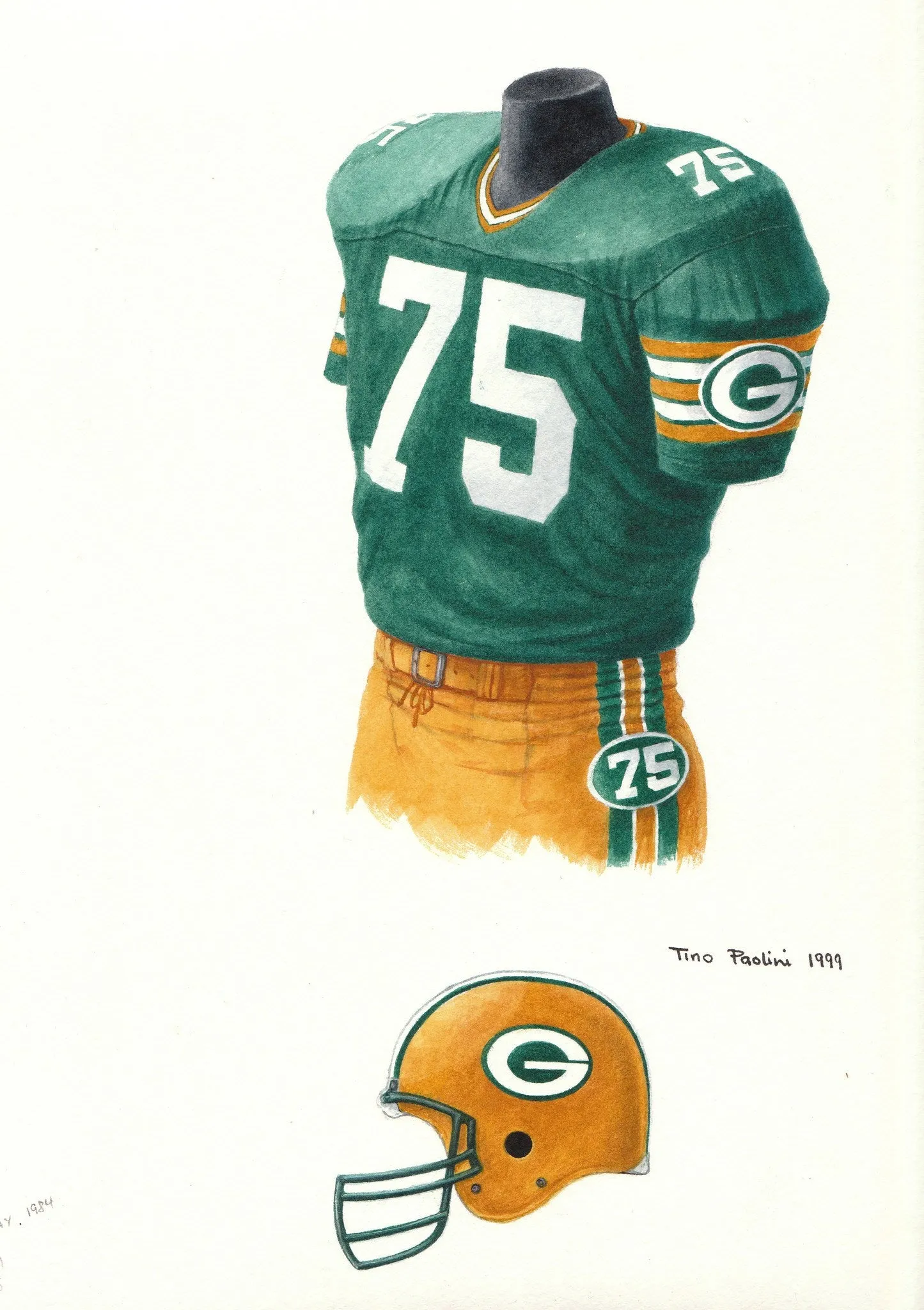 Green Bay Packers 1984 - Poster 1   2