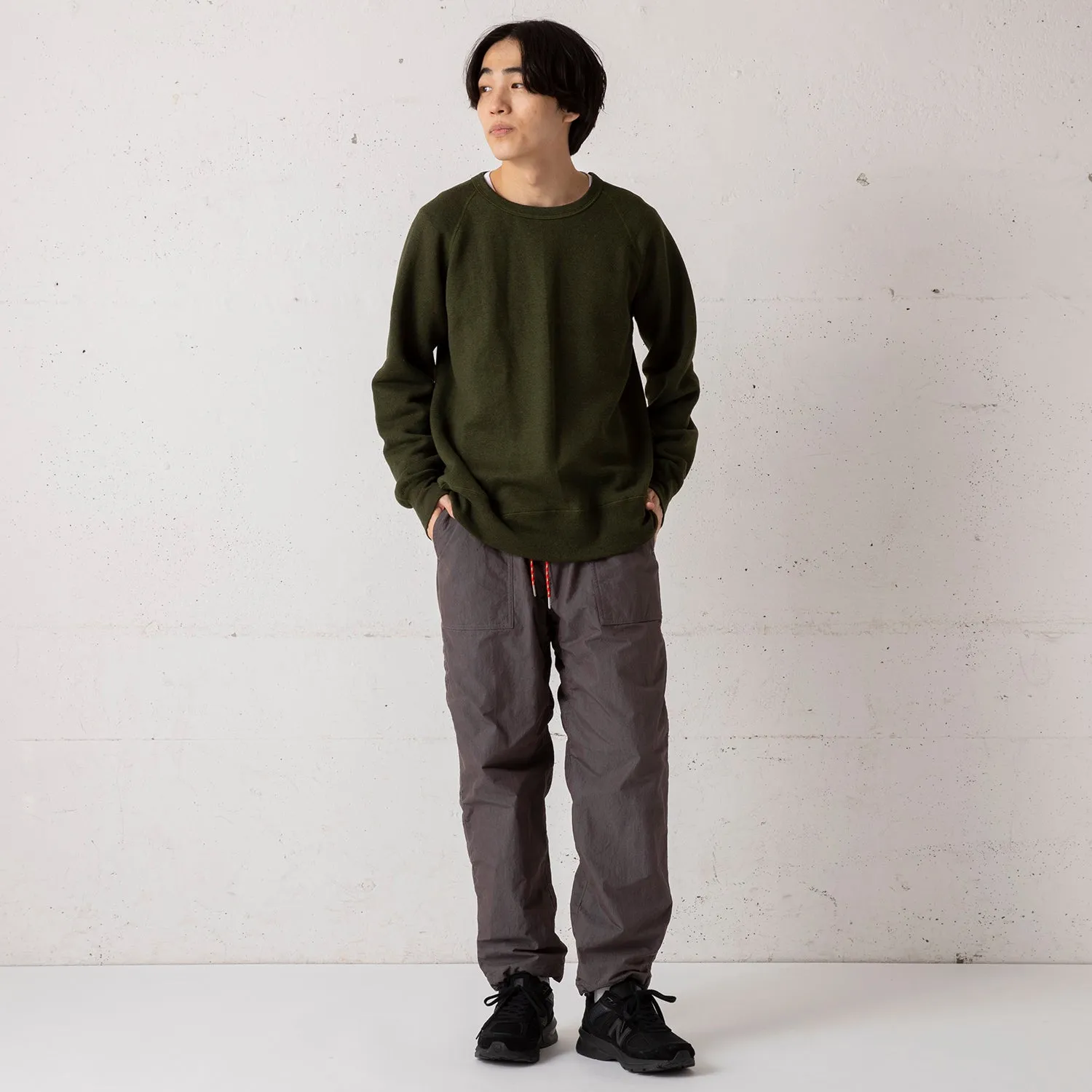 gym master | ジムマスター　sweat raglan basic crew-neck