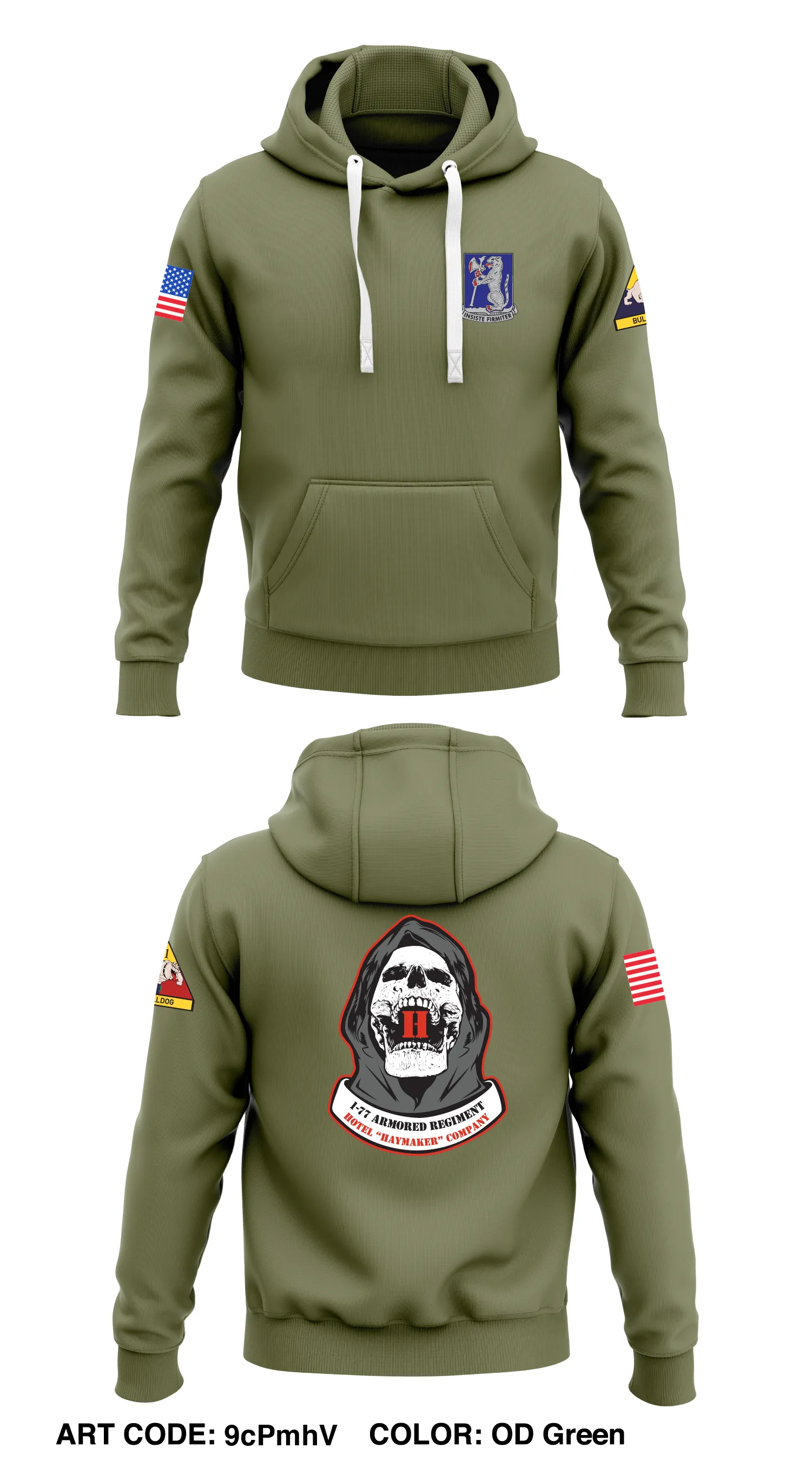 H Co, 1-77 AR Core Men's Hooded Performance Sweatshirt - 9cPmhV