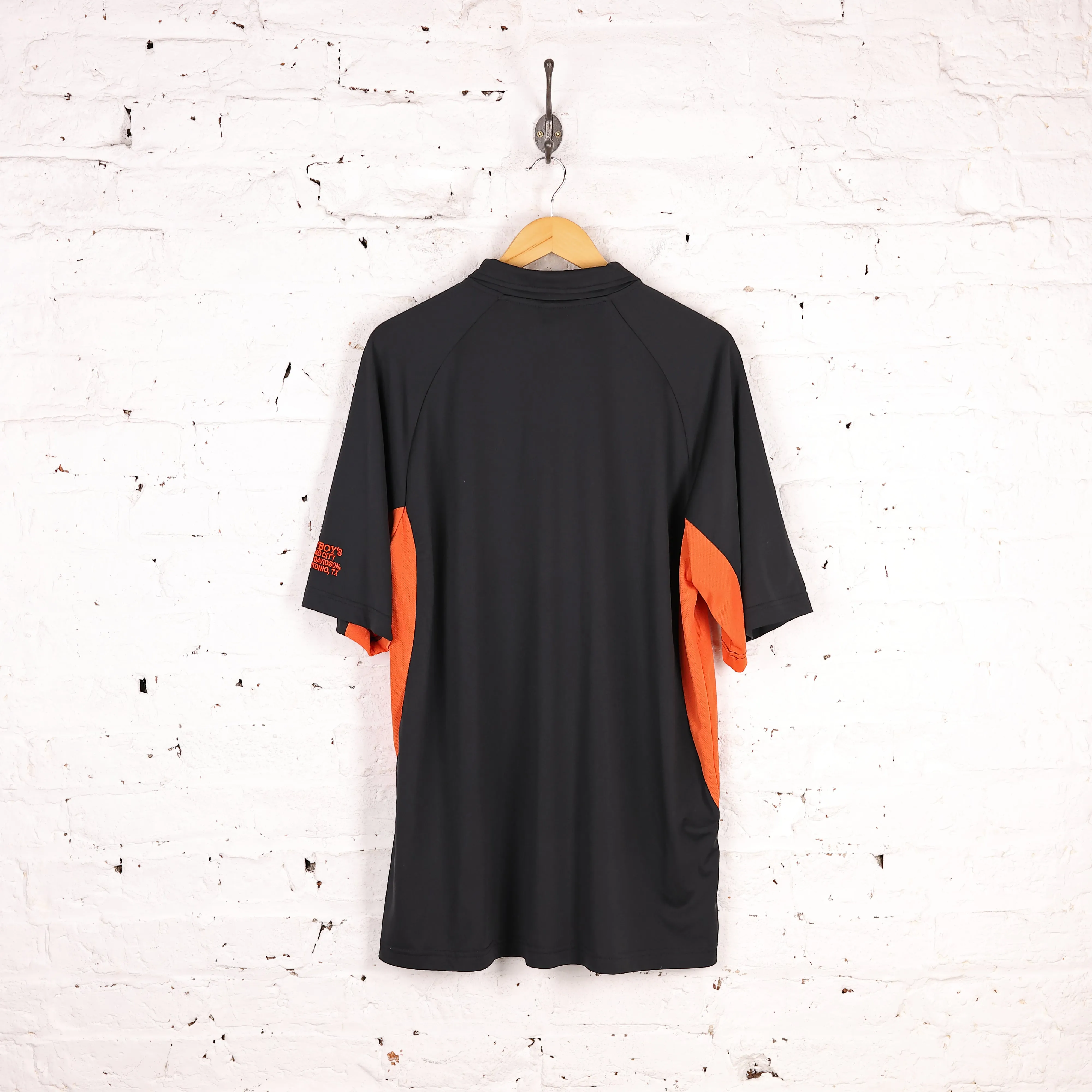 Harley Davidson Motorcycles Polo Shirt - Black - XXL