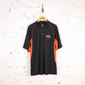 Harley Davidson Motorcycles Polo Shirt - Black - XXL