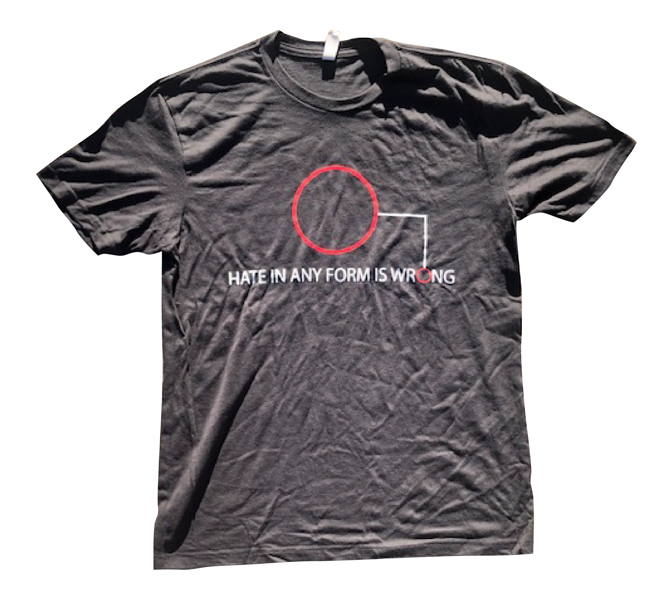 Hate is Wrong Graphic T-Shirt - Black (Esera)