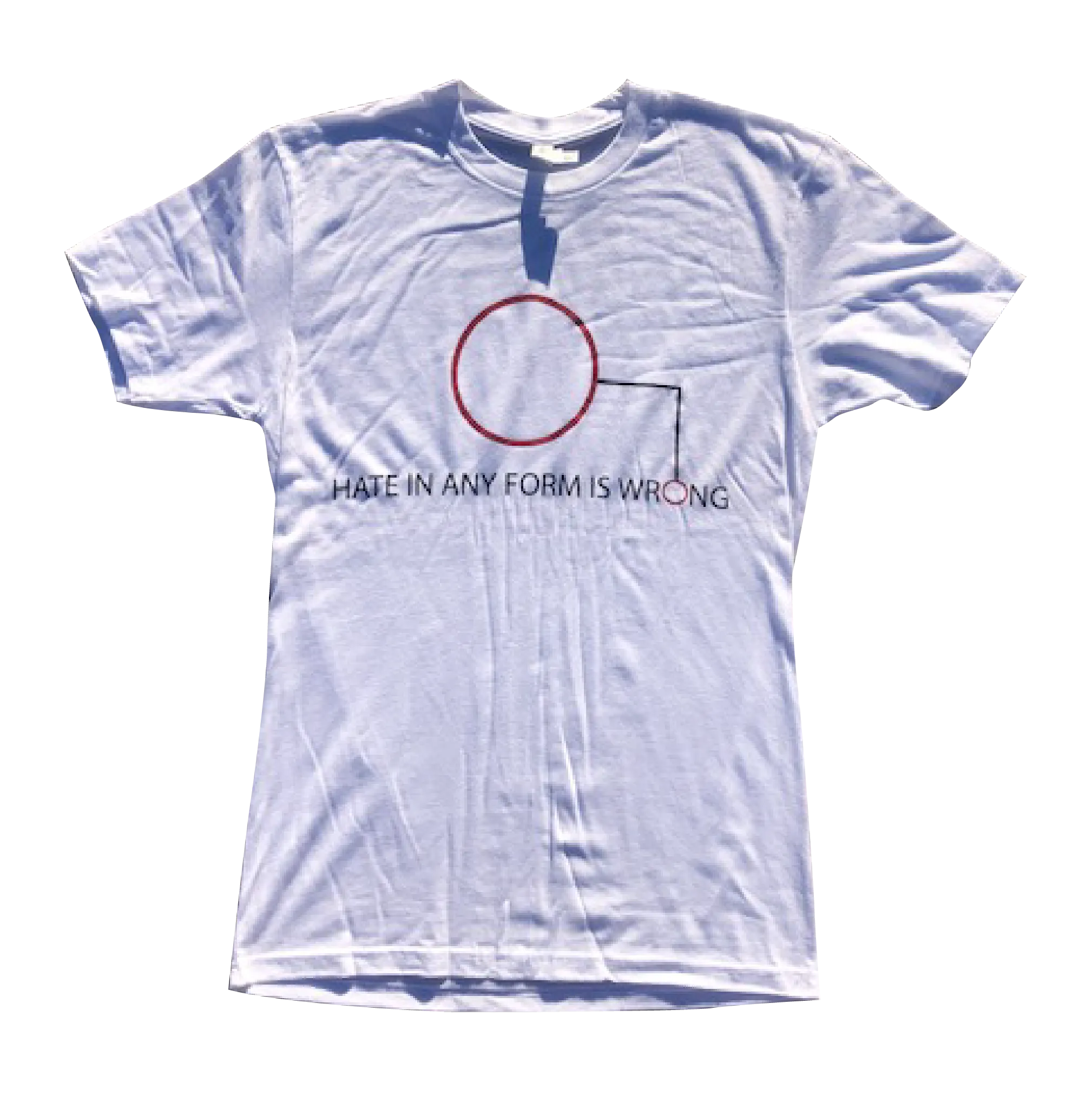 Hate is Wrong Graphic T-Shirt - White (Esera)