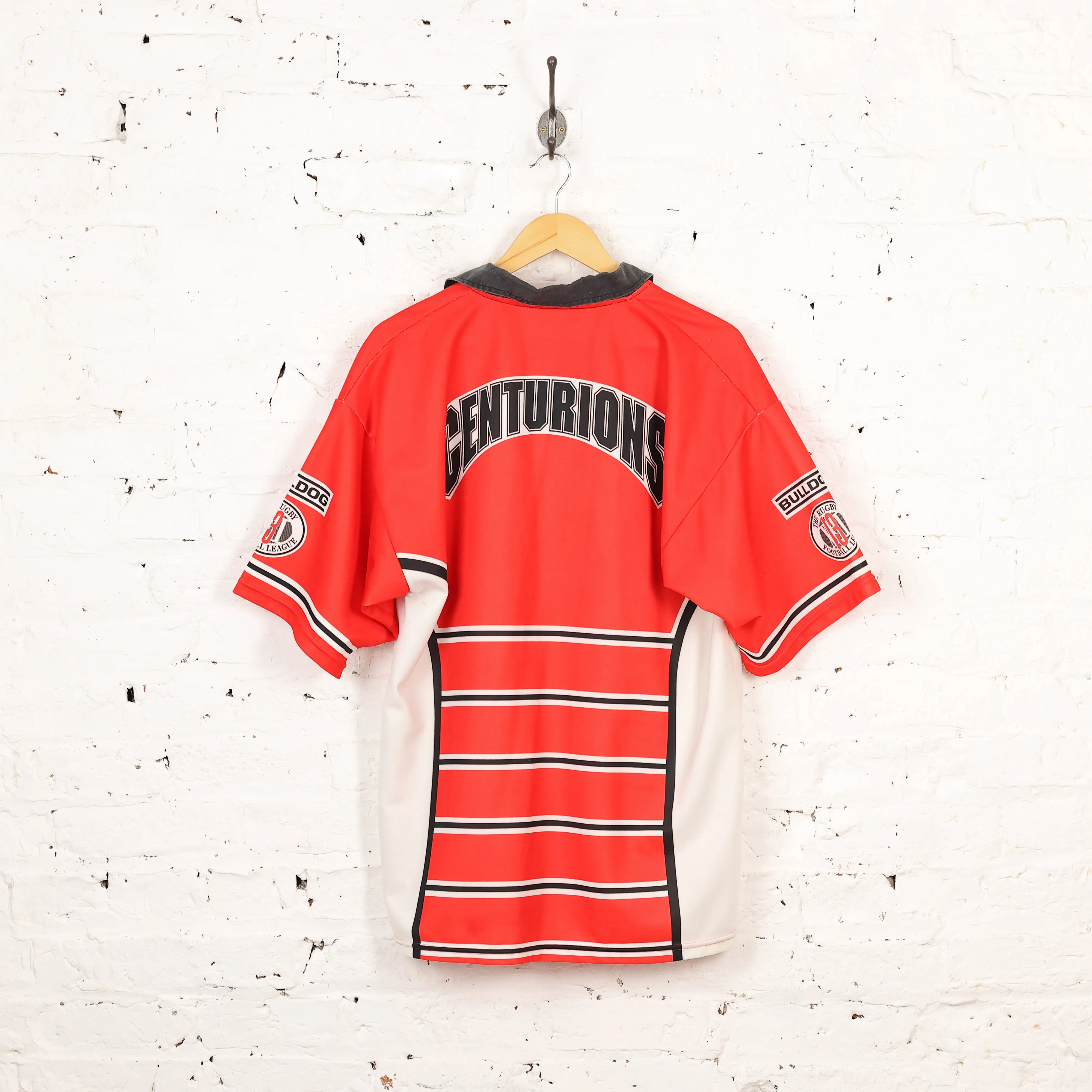 Headlock Vintage Leigh Centurions Home Rugby Shirt - Red - L