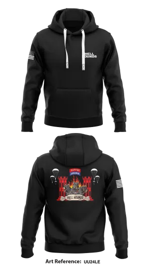 Hell Hounds   Core Men's Hooded Performance Sweatshirt - Uu24Le