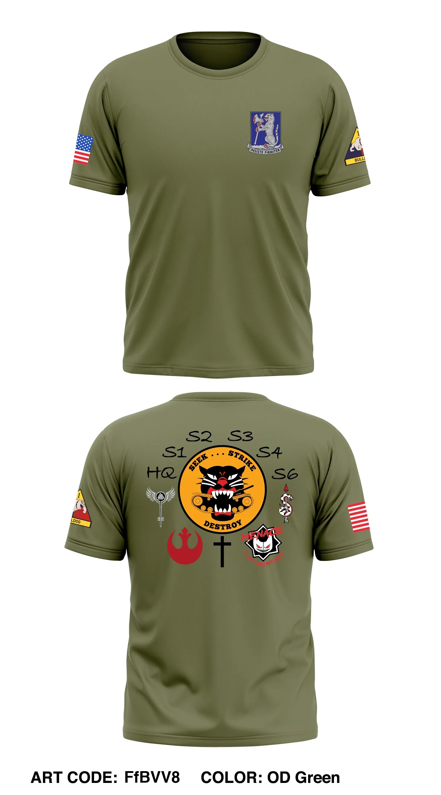HHC, 1-77 AR Core Men's SS Performance Tee - FfBVV8