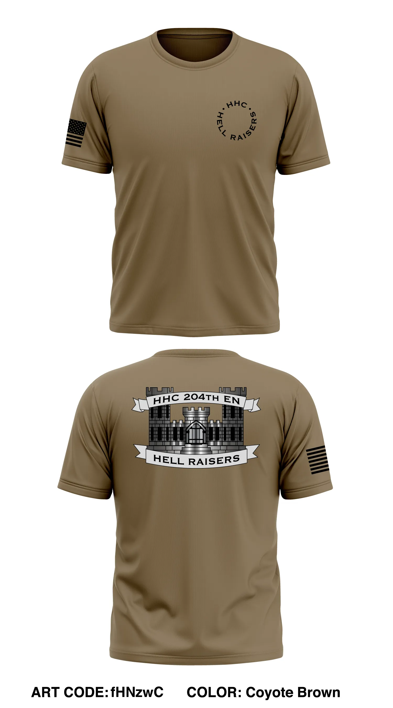 HHC 204th Hell raisers Store 1 Core Men's SS Performance Tee - fHNzwC