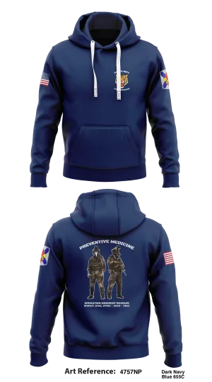 HHC 256th IBCT Store 1  Core Men's Hooded Performance Sweatshirt - 4757Np
