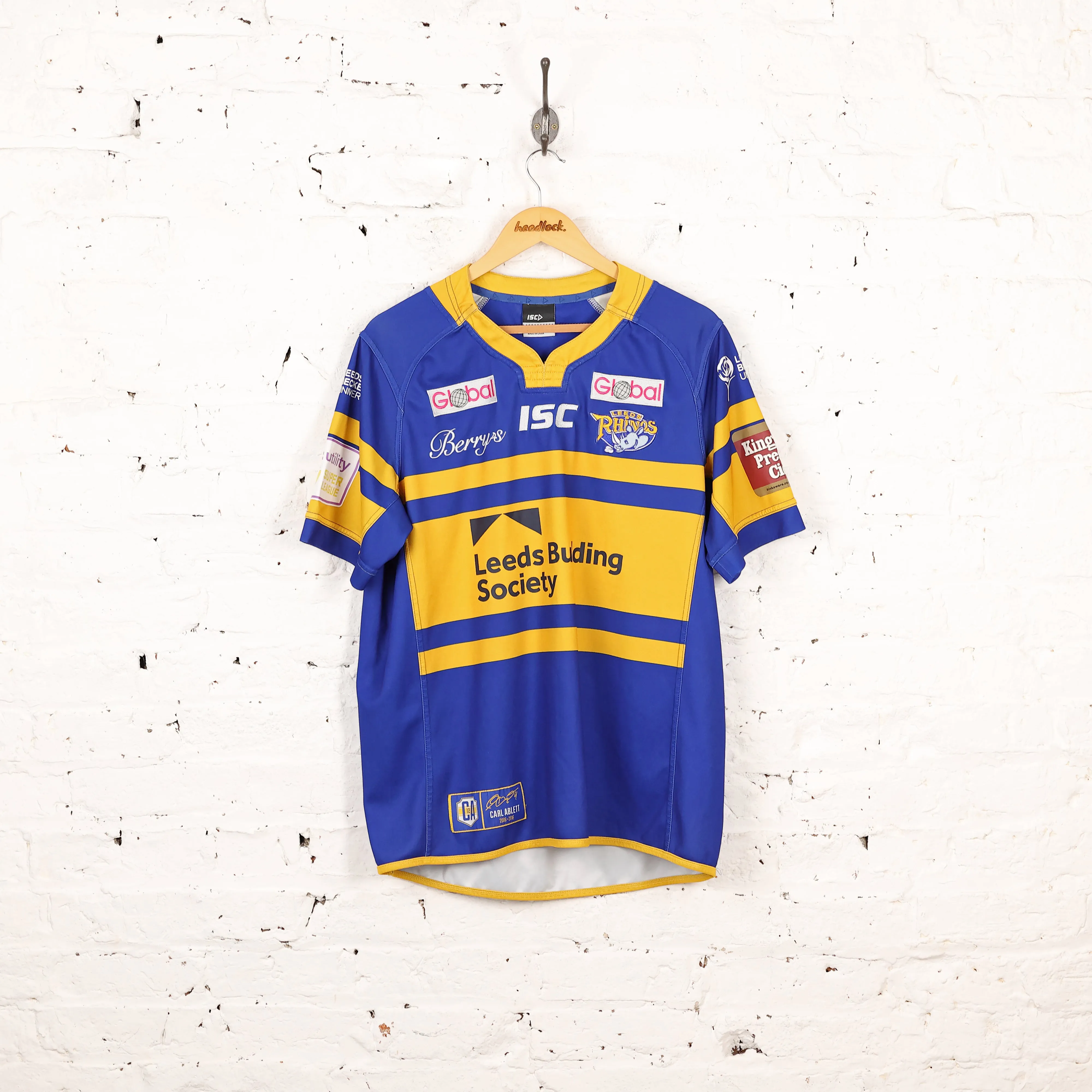 ISC Leeds Rhinos 2016 Home Rugby Shirt - Blue - L