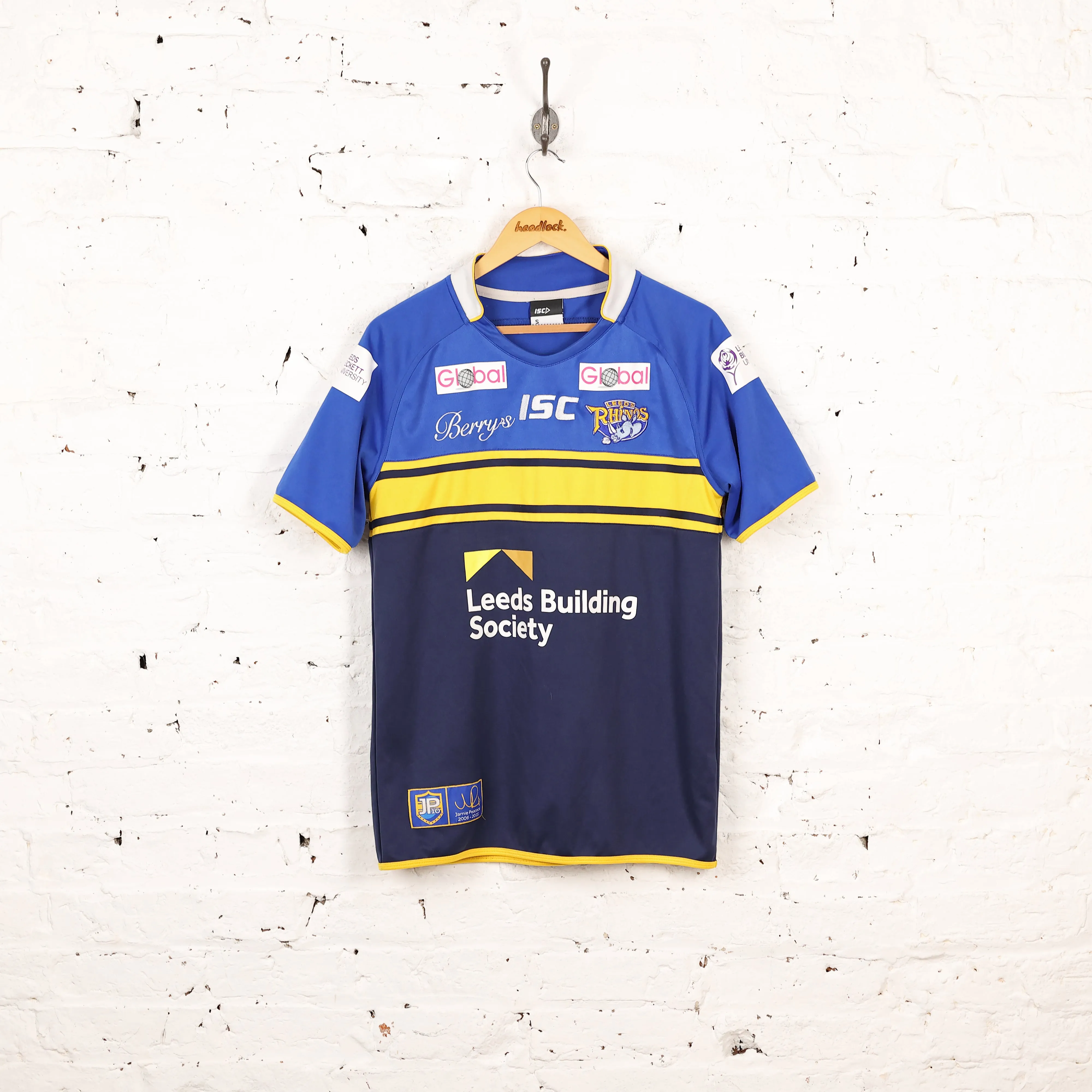 ISC Leeds Rhinos Home Rugby Shirt - Blue - S