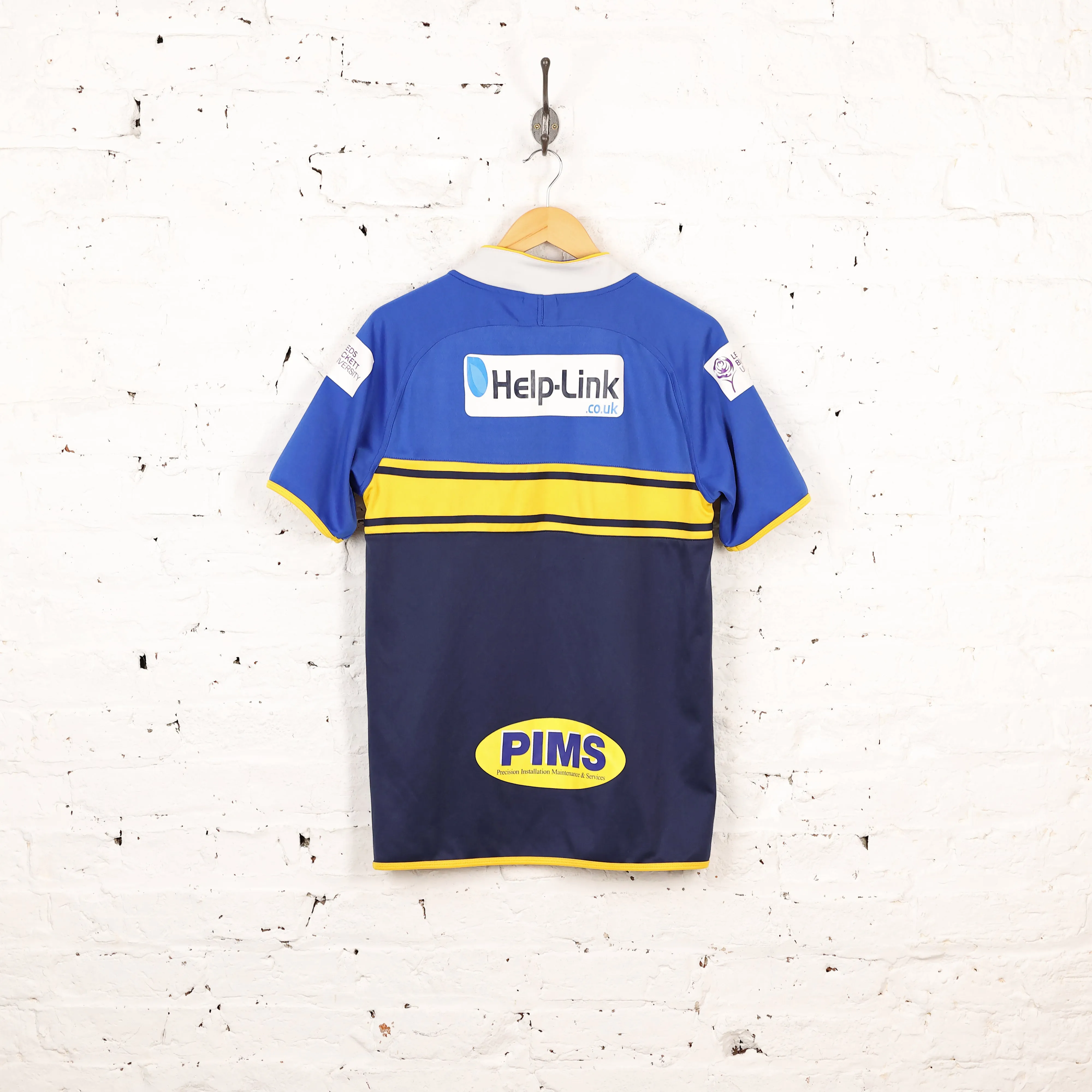 ISC Leeds Rhinos Home Rugby Shirt - Blue - S