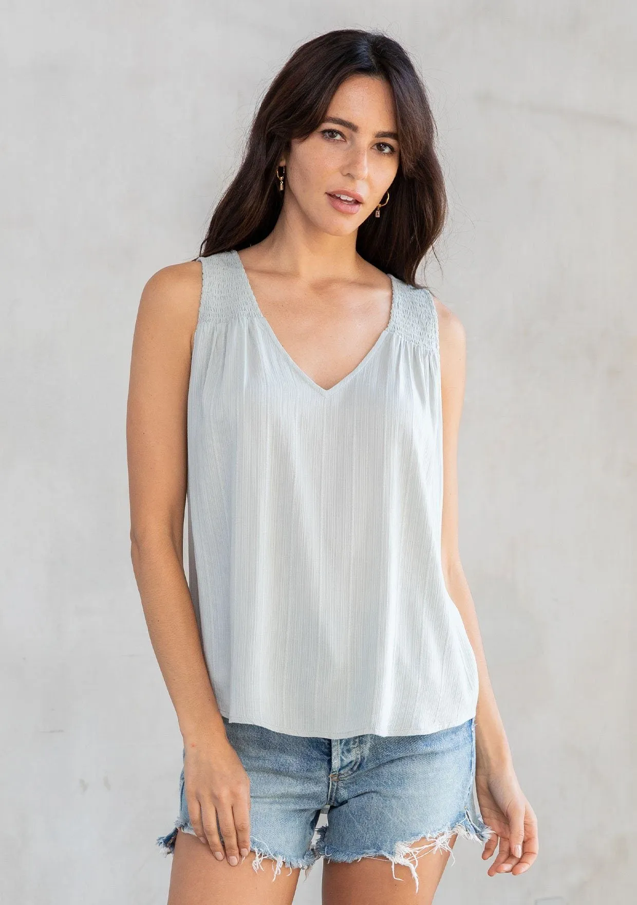 Isla Smocked Tank Top