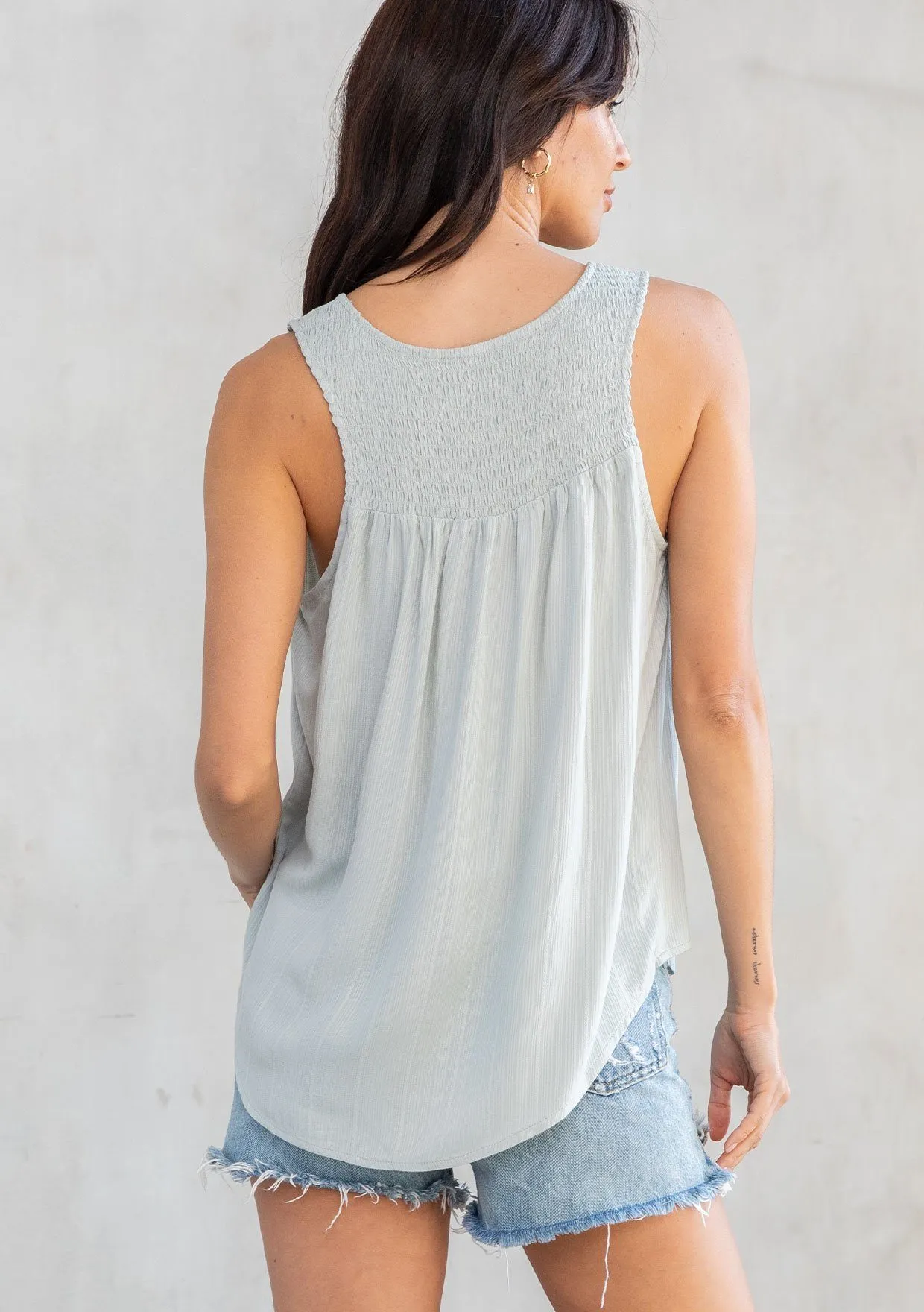 Isla Smocked Tank Top