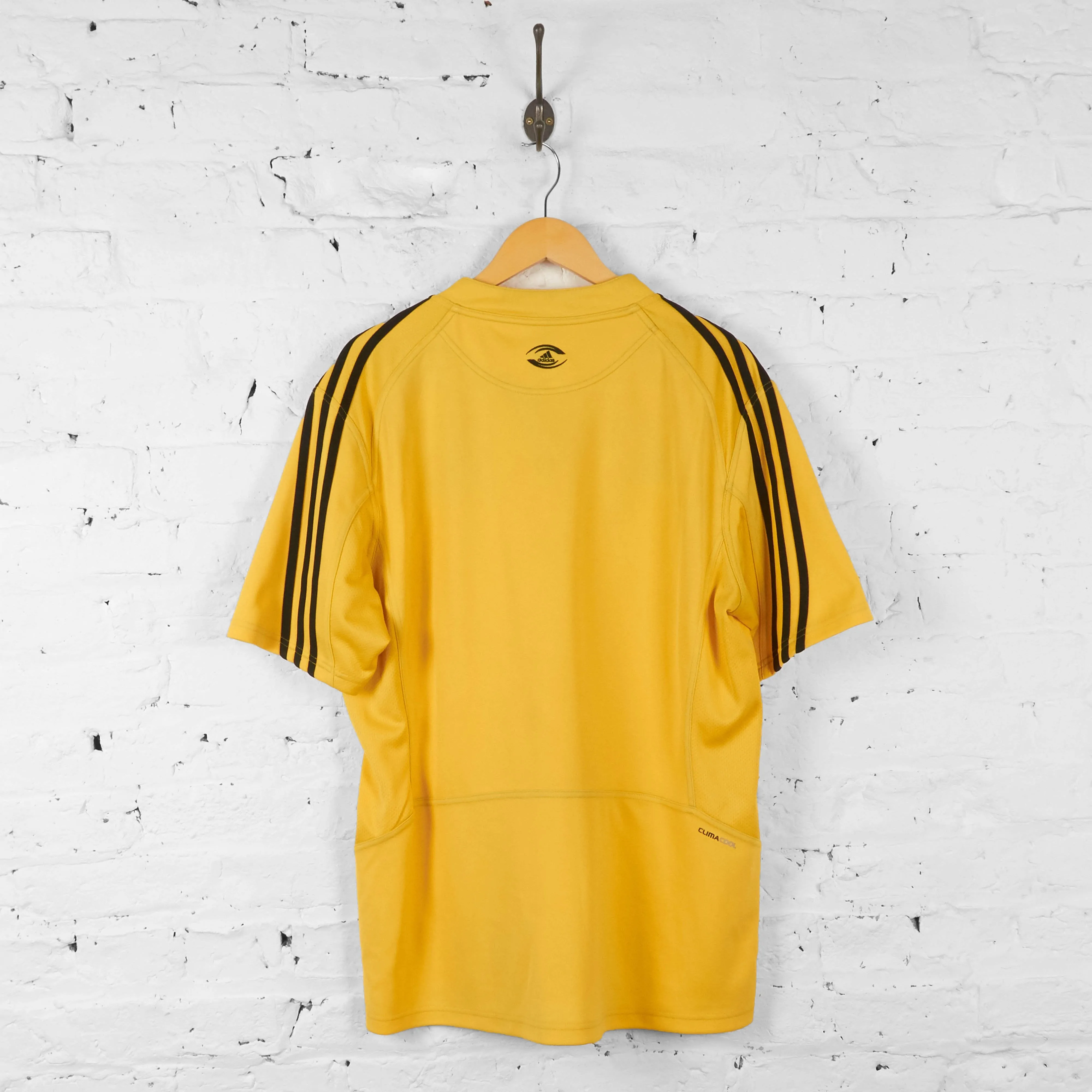 Italy Rugby Adidas Shirt - Yellow - XL