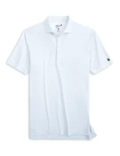 Johnnie-O Cason Performance Mesh Polo - White
