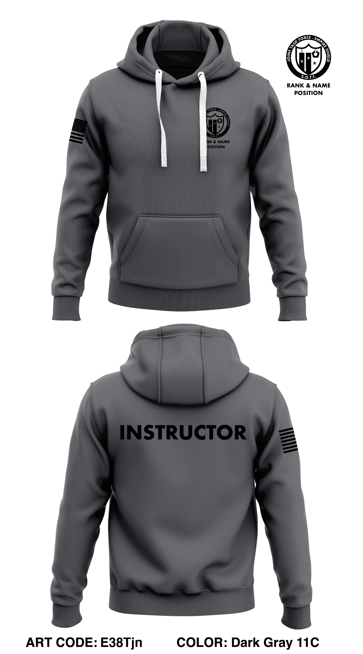 JTF-ES  Core Men's Hooded Performance Sweatshirt - E38Tjn