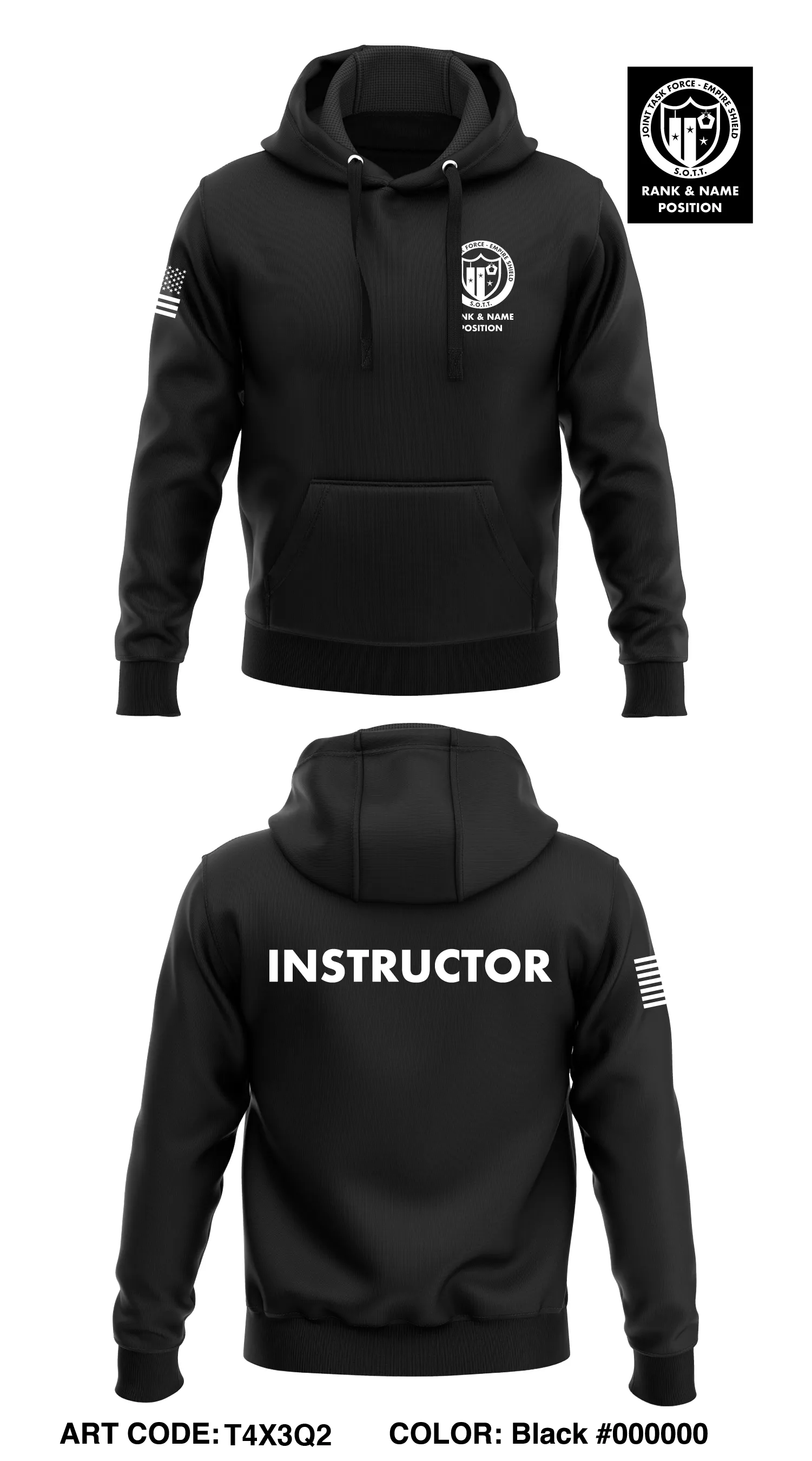 JTF-ES  Core Men's Hooded Performance Sweatshirt - T4X3Q2