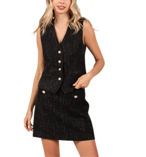 Juliette Tweed Vest