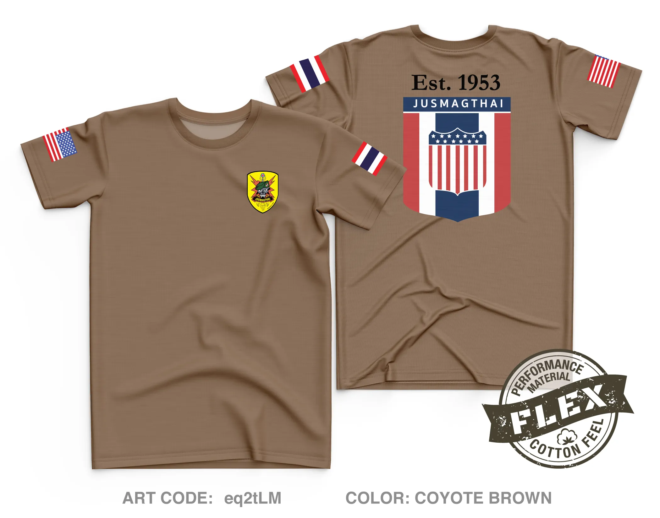 JUSMAGTHAI Core Men's SS Flex Performance Tee - eq2tLM