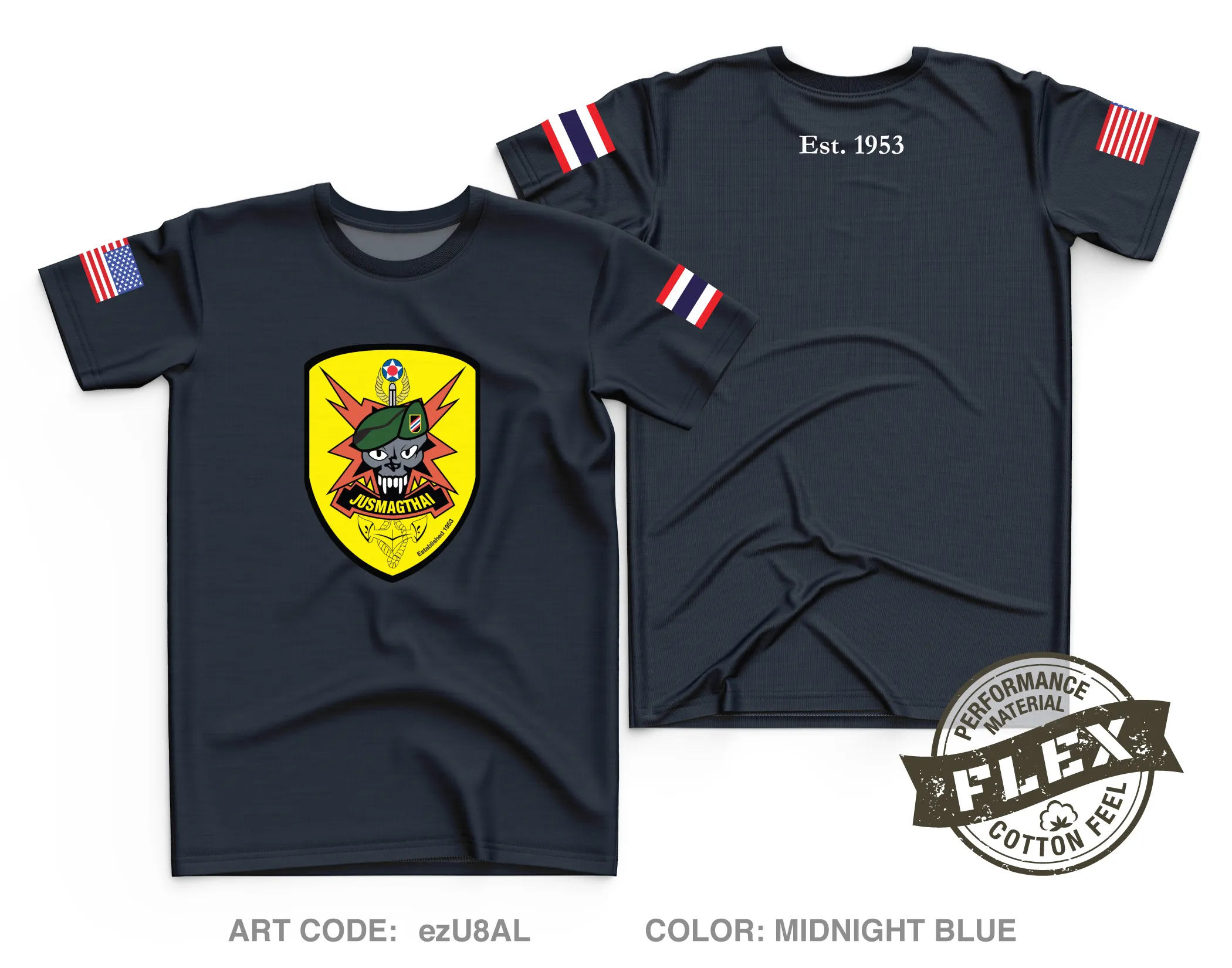 JUSMAGTHAI Core Men's SS Flex Performance Tee - ezU8AL
