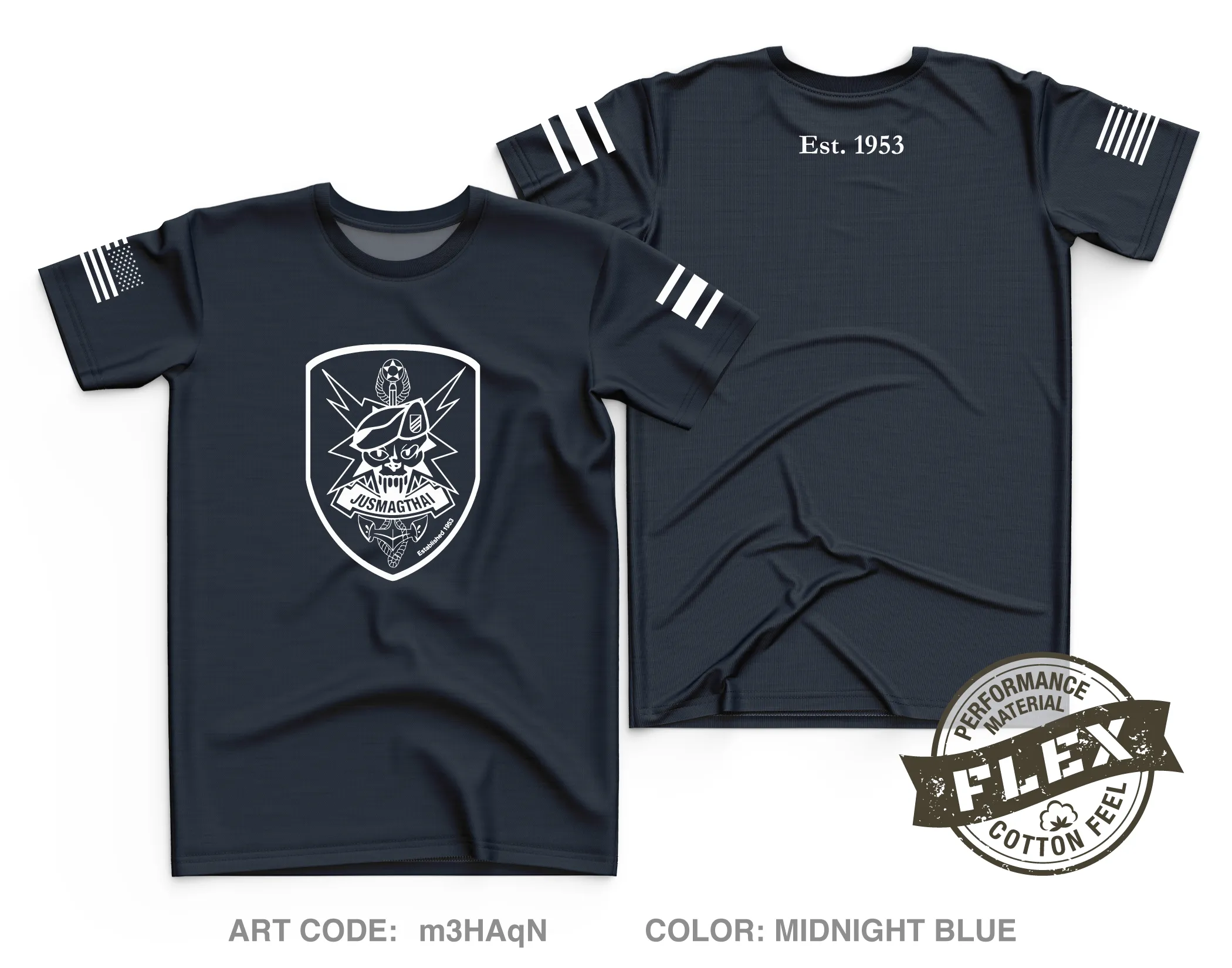 JUSMAGTHAI Core Men's SS Flex Performance Tee - m3HAqN