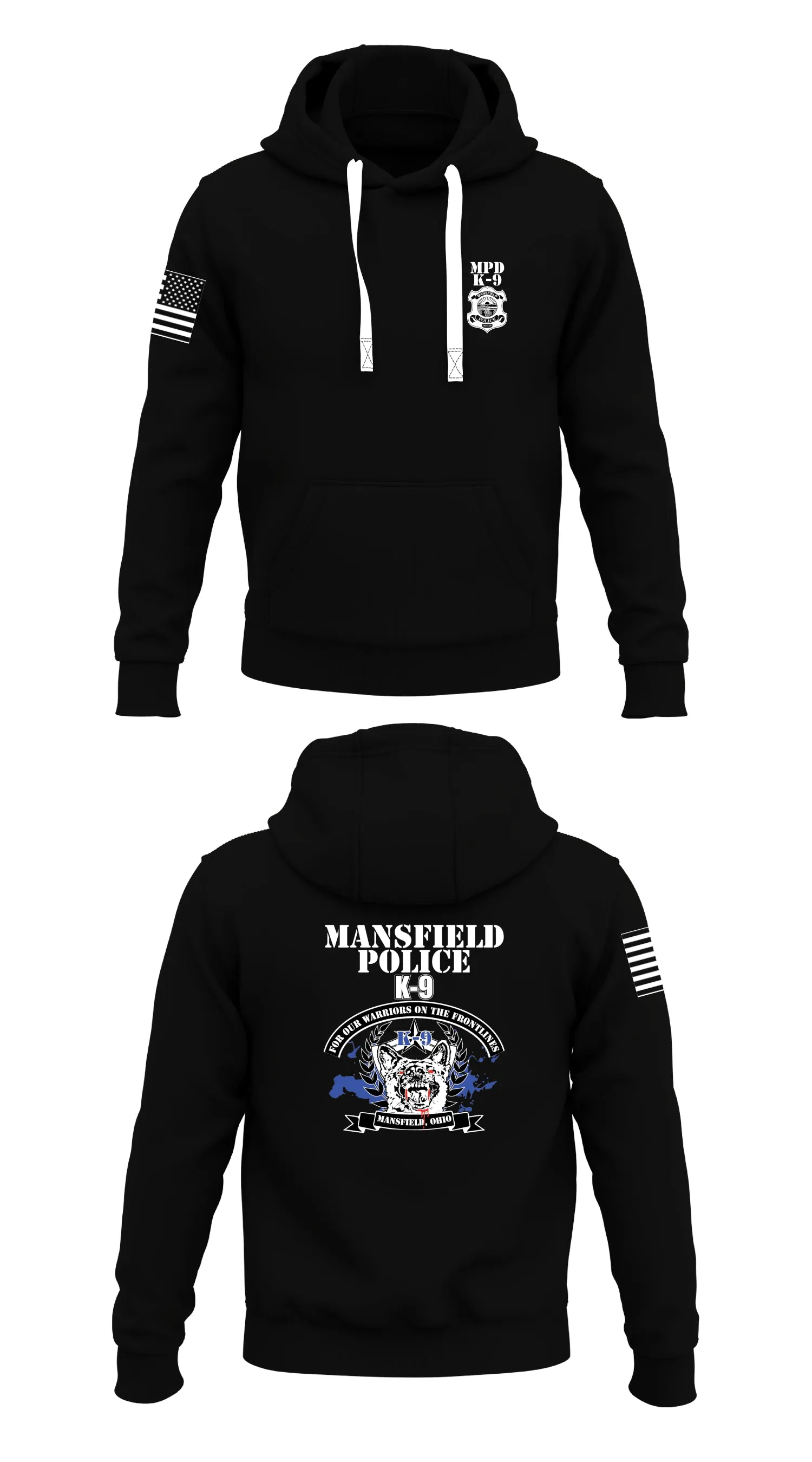 K-9 Police officer Store 1  Core Men's Hooded Performance Sweatshirt - ,O]