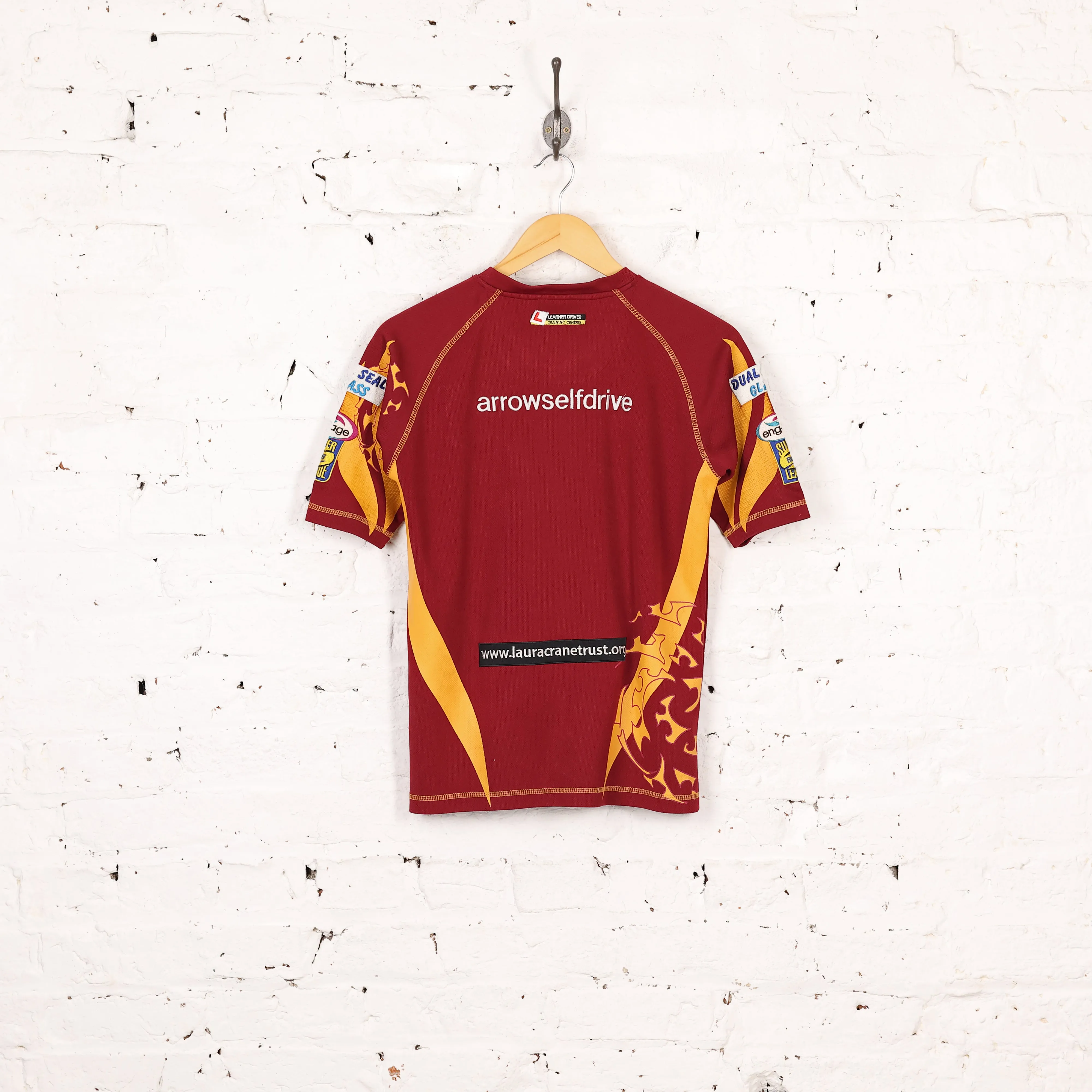 Kids Kooga Huddersfield Giants Home Rugby Shirt - Maroon - Boys L