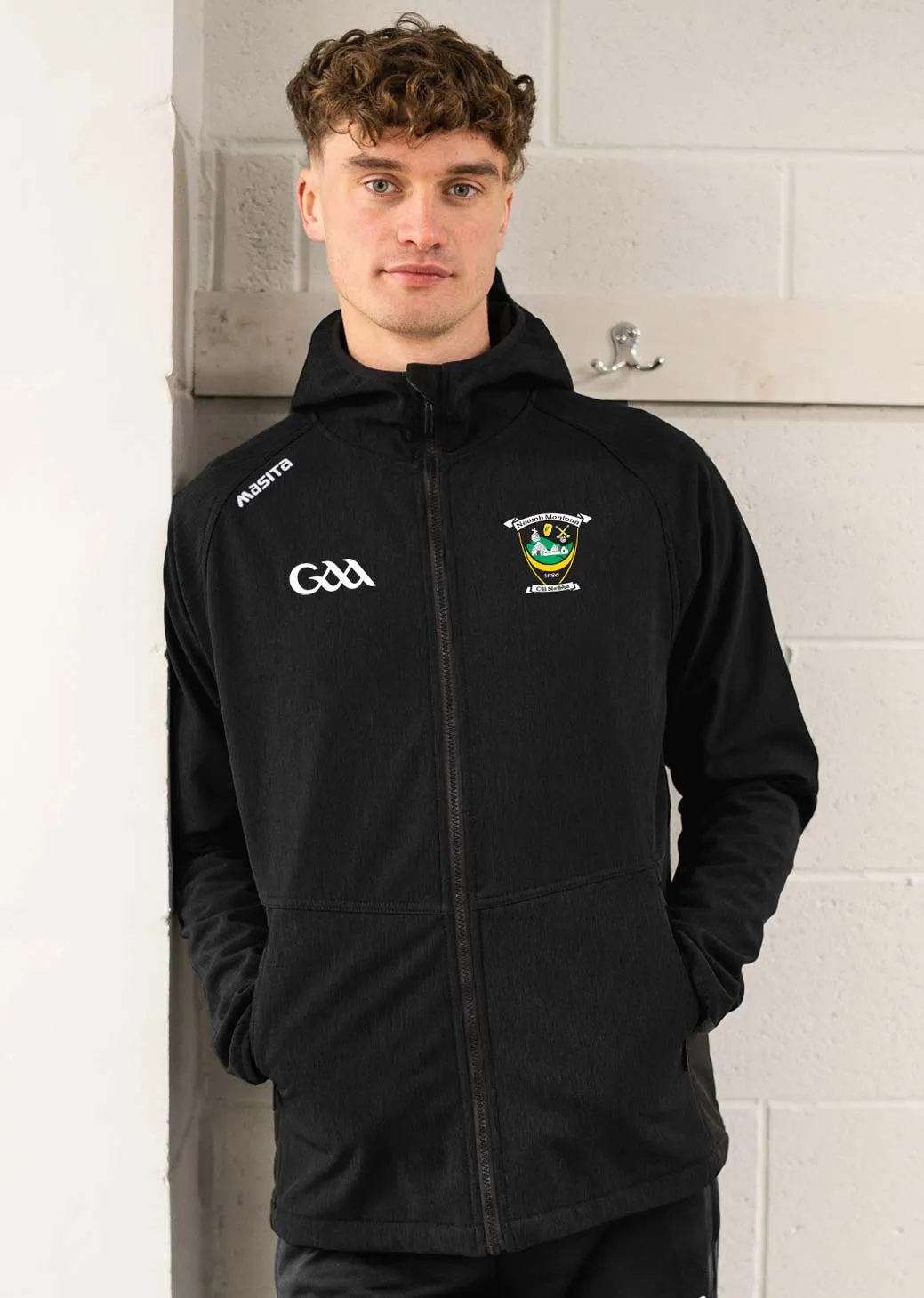 Killeavy CLG Tara Style Black Softshell Hoodie Jacket Adult