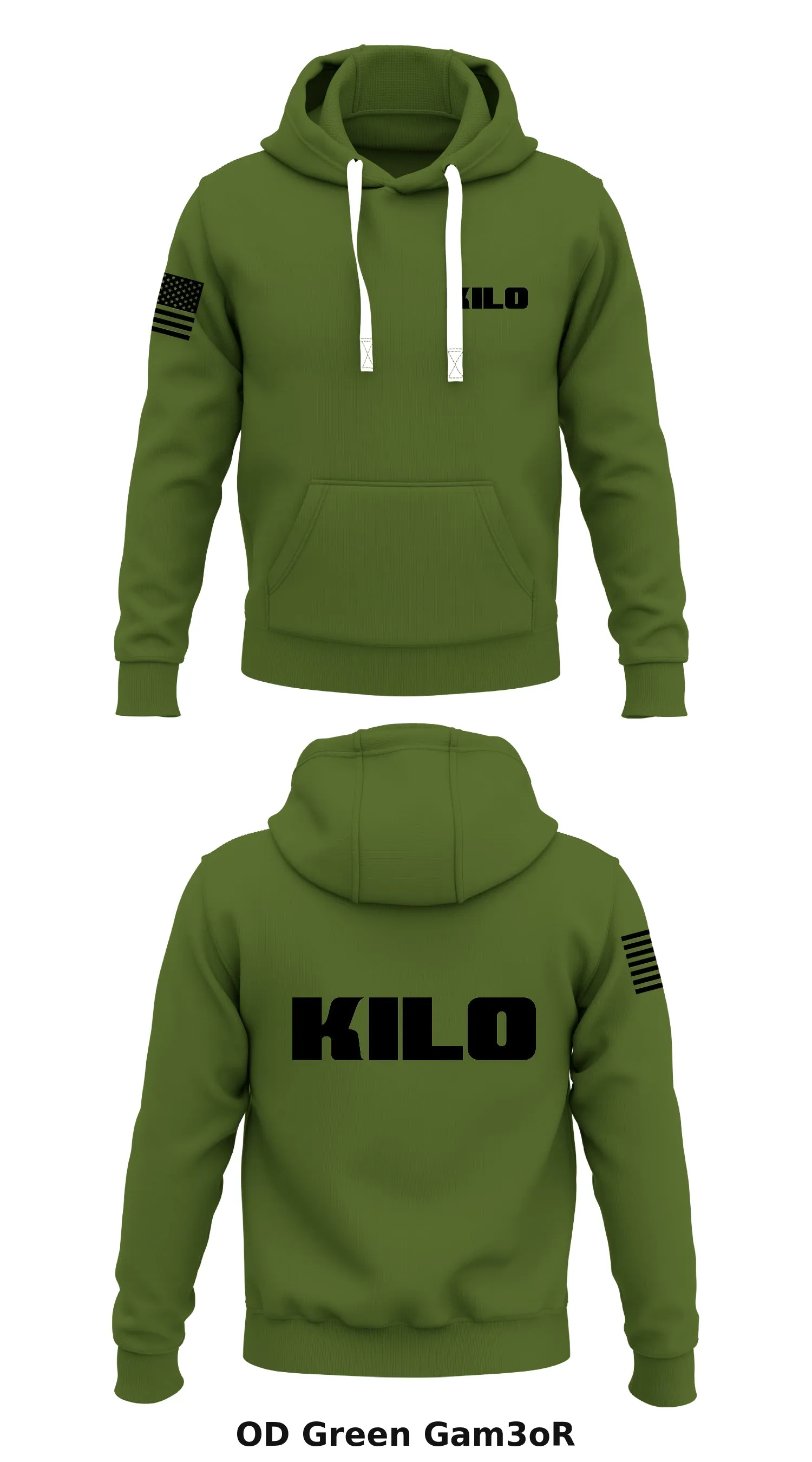 Kilo  Store 1  Core Men's Hooded Performance Sweatshirt - Gam3oR