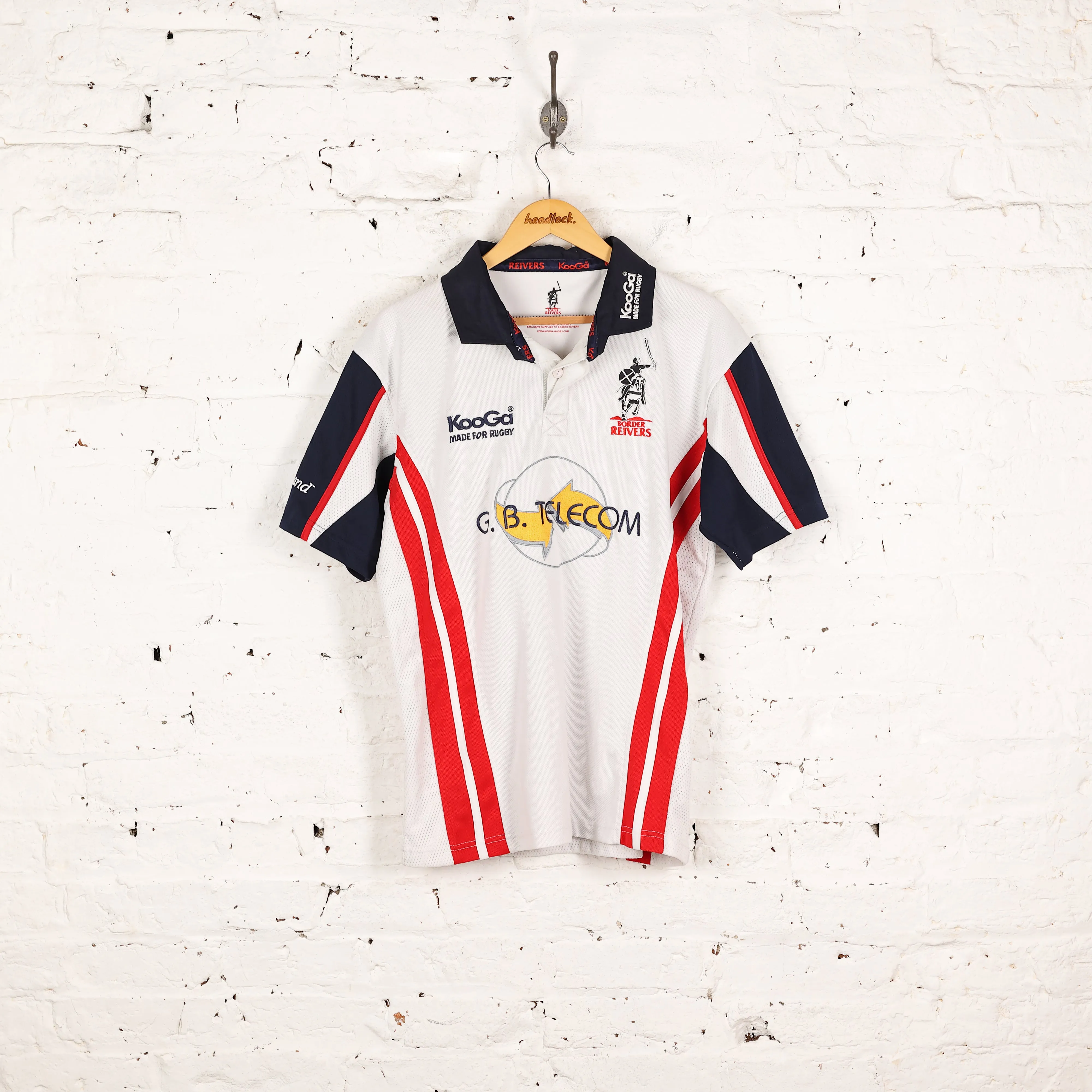 Kooga Border Reivers Rugby Shirt - White - L