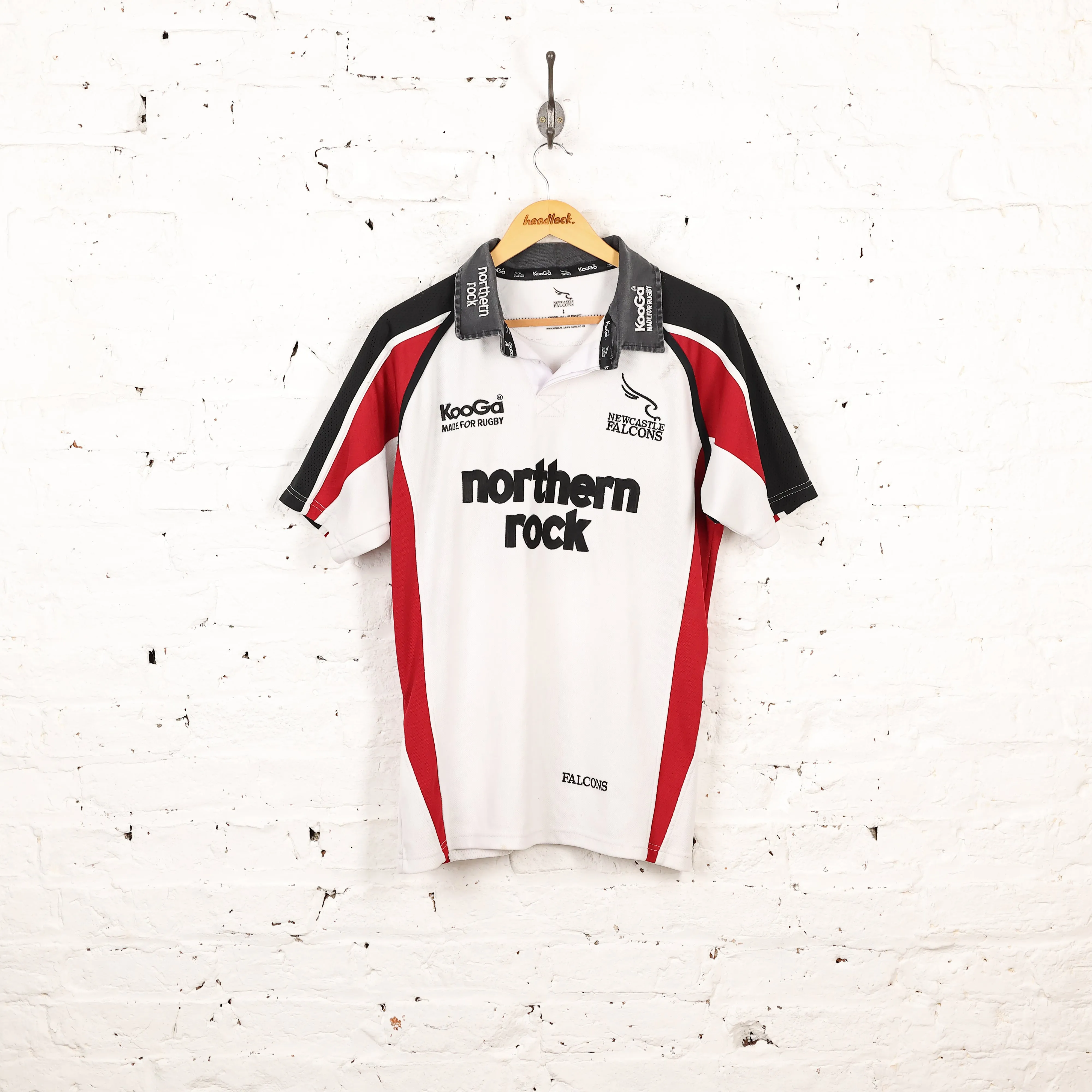 Kooga Newcastle Falcons Rugby Shirt - White - L