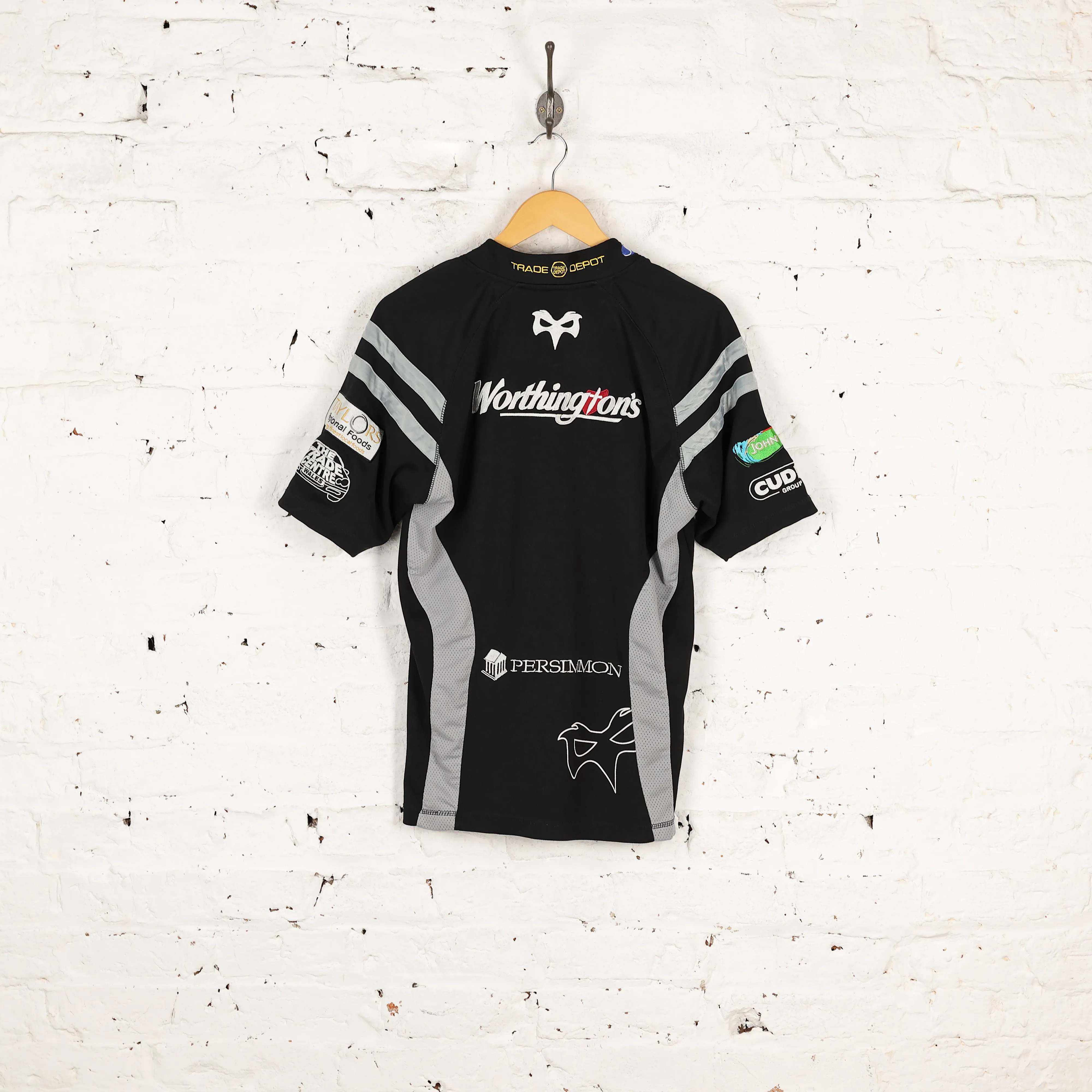 Kooga Ospreys Rugby Shirt - Black - S