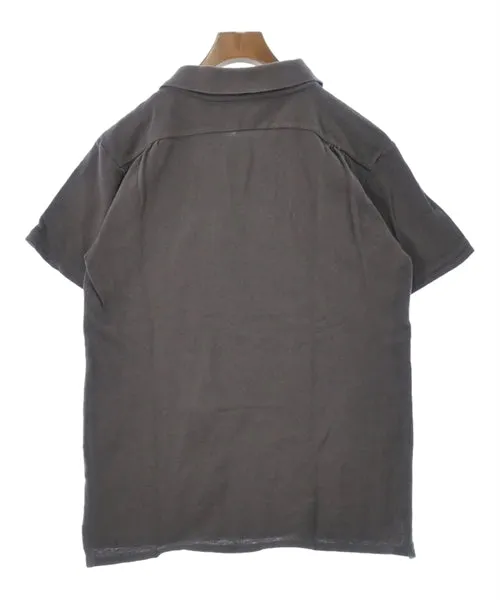 [L] Kapital Mammoth Embroidered Polo Shirt Grey