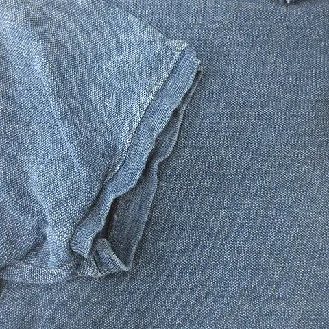 [L] Kapital Native Sashiko Polo Shirt Indigo