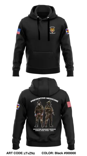 LANG 256th IBCT Store 1  Core Men's Hooded Performance Sweatshirt - zTvZNz