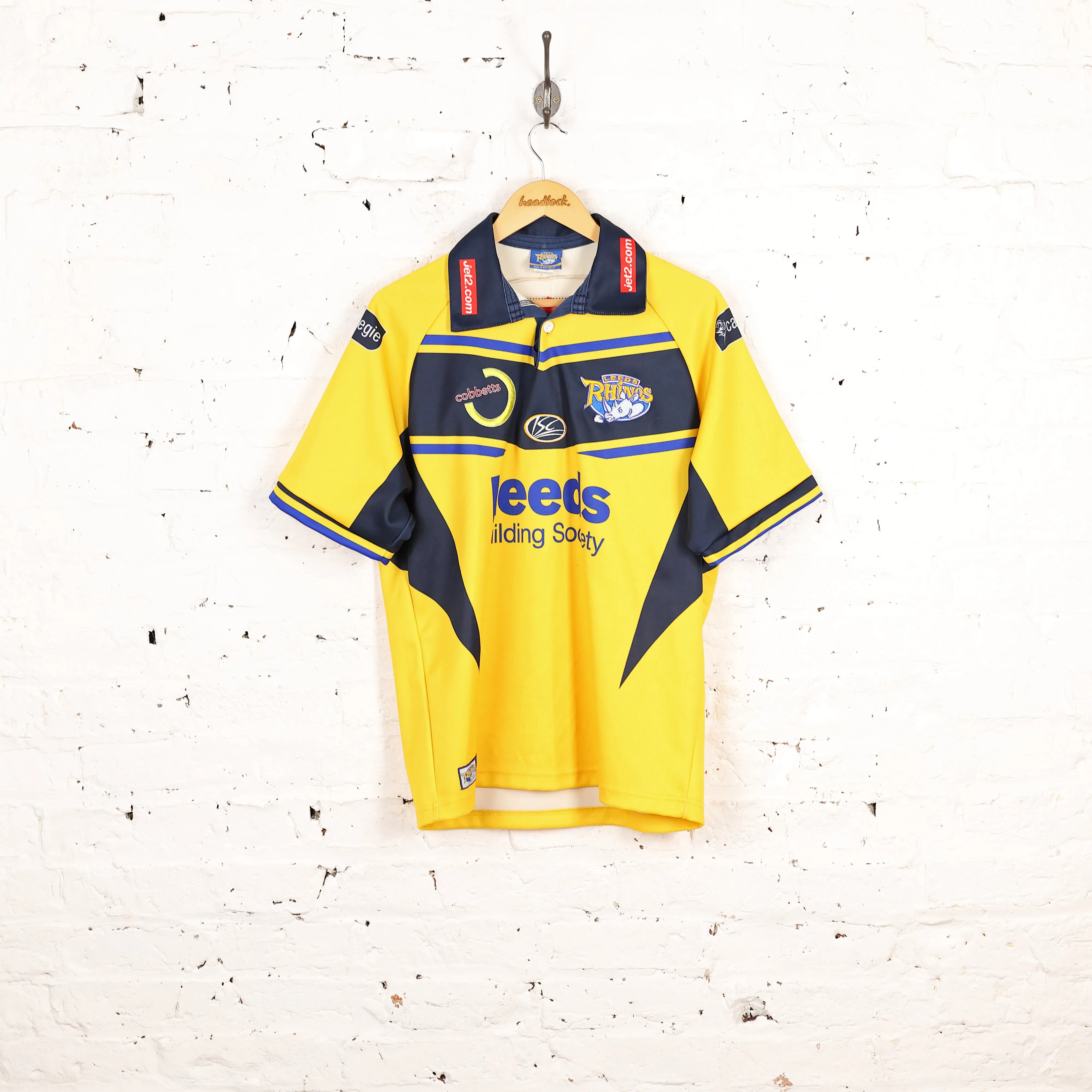 Leeds Rhinos ISC Away Rugby Shirt - Yellow - M