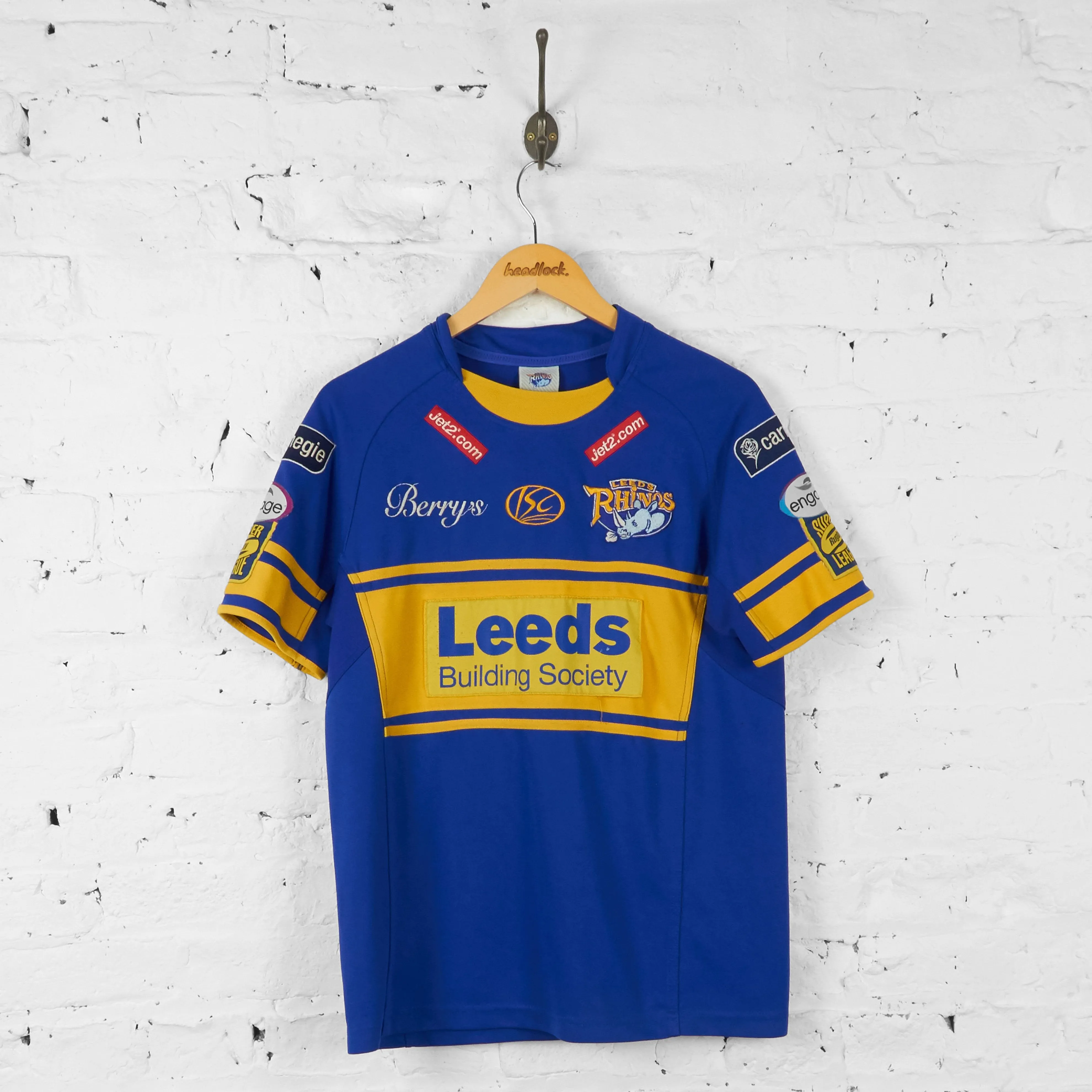 Leeds Rhinos Rugby League Home Shirt - Blue - M