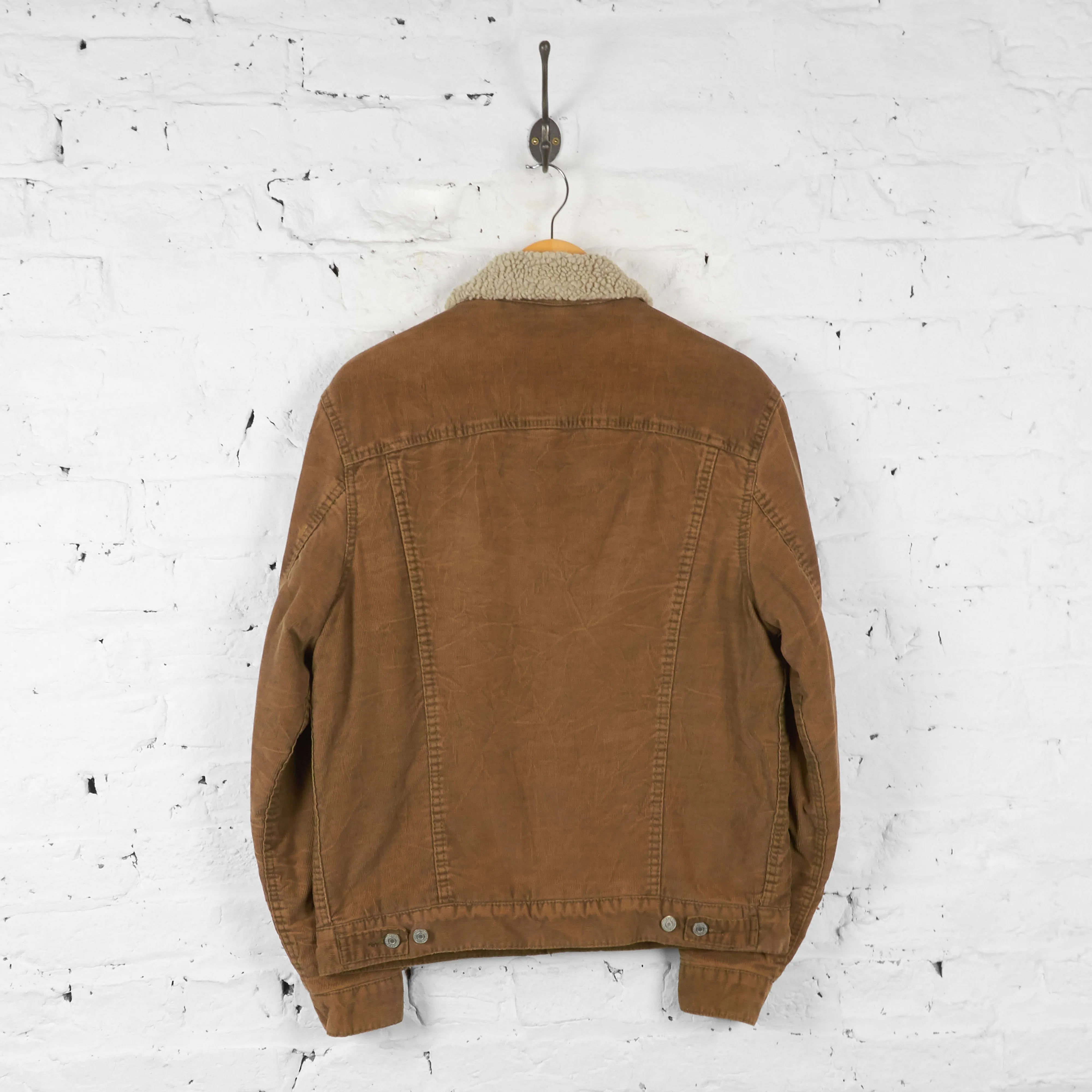 Levis Corduroy Fleece Lined Jacket - Brown - M
