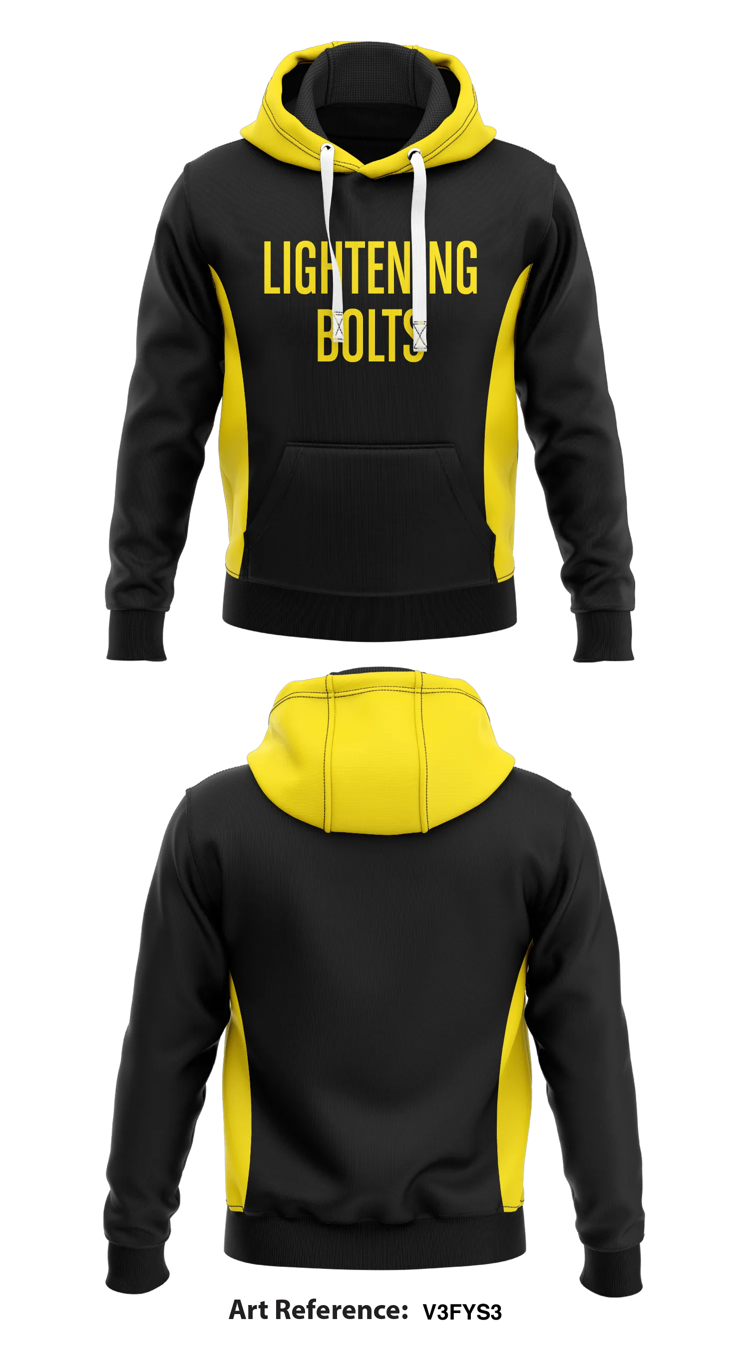 Lightening Bolts Store 1 Core Men's Hooded Performance Sweatshirt - v3fYs3