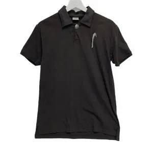 [M] Kapital Chieftan Tenjiku Sashiko Polo Shirt Black