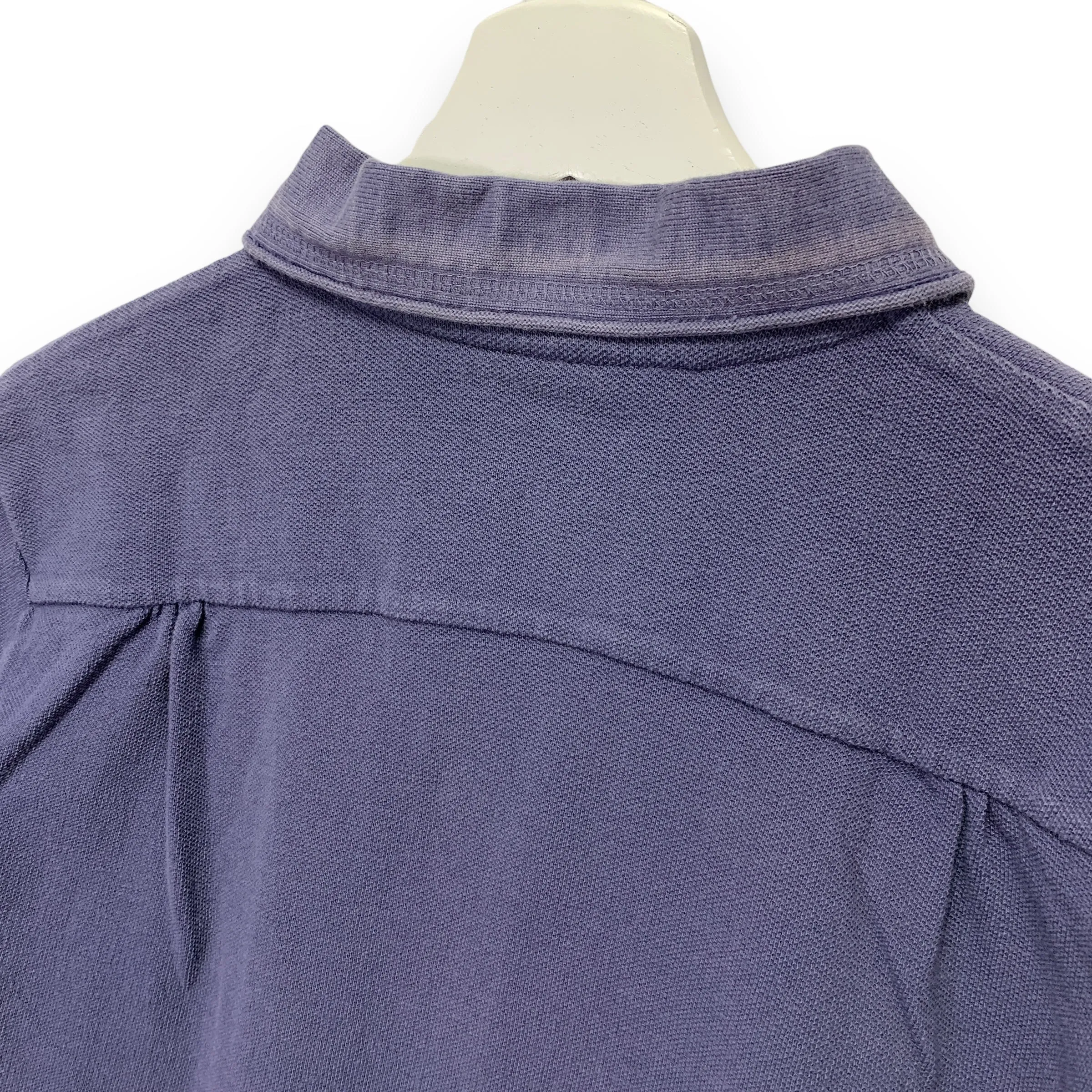 [M] Kapital Slub Cotton Polo Shirt Blue