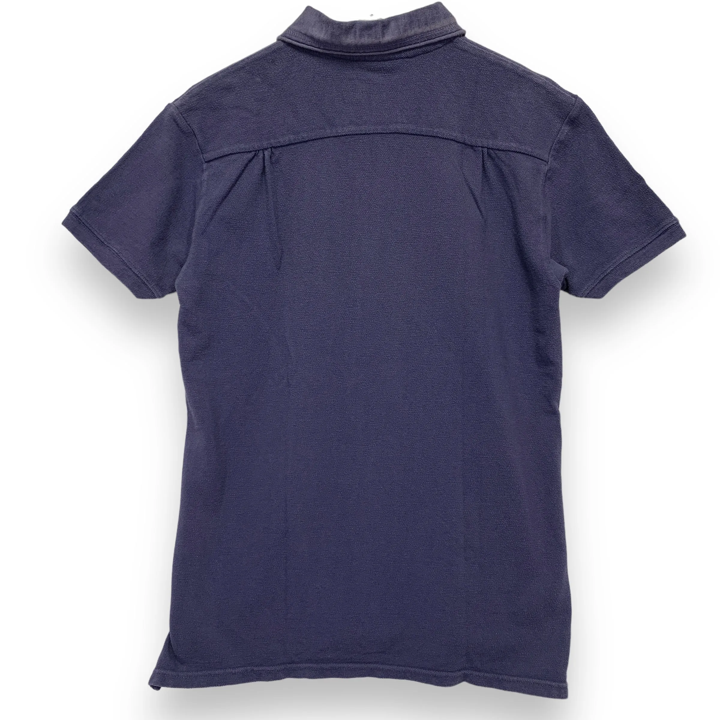 [M] Kapital Slub Cotton Polo Shirt Blue