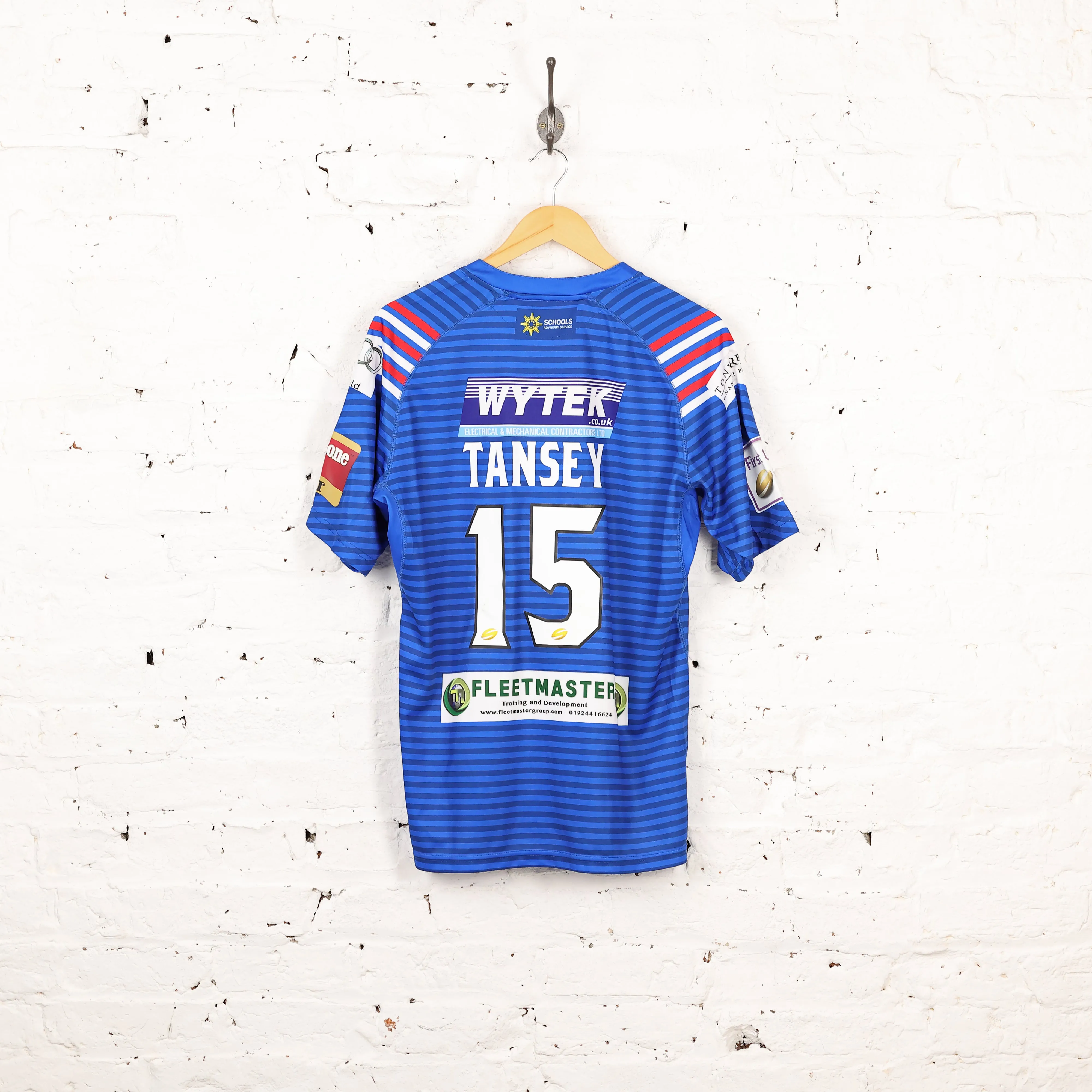 Macron Wakefield Wildcats Tansey Rugby Shirt - Blue - M