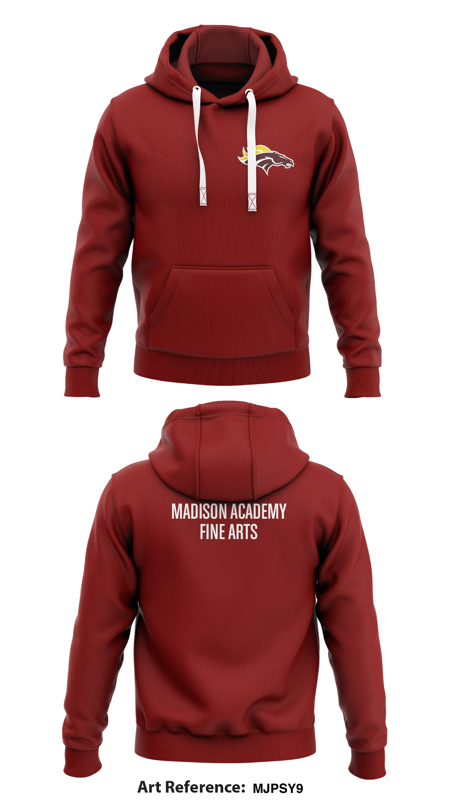 Madison Academy Fine Arts Store 1  Core Men's Hooded Performance Sweatshirt - mjPsy9