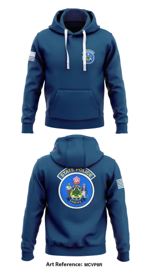 Maine State Police Store 1  Core Men's Hooded Performance Sweatshirt - mCVP8R
