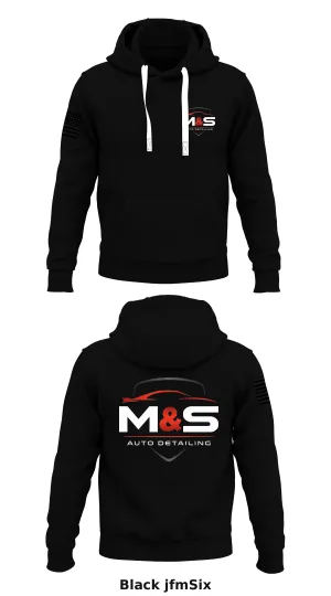 M&S Auto Detailing  Store 1  Core Men's Hooded Performance Sweatshirt - jfmSix