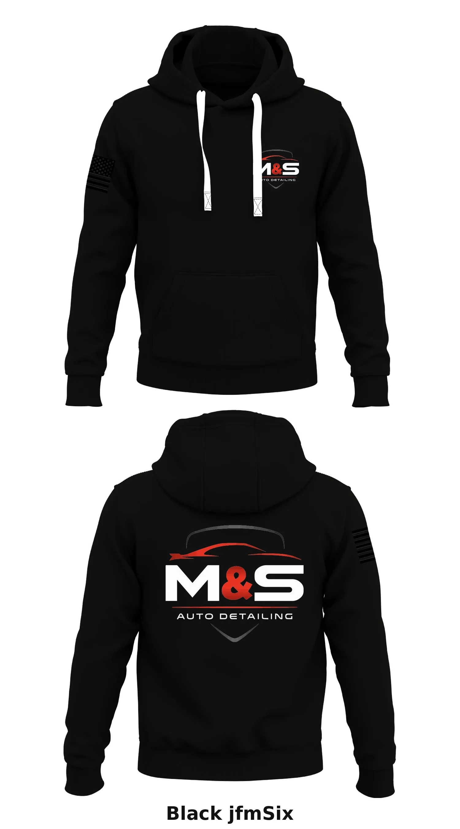 M&S Auto Detailing  Store 1  Core Men's Hooded Performance Sweatshirt - jfmSix